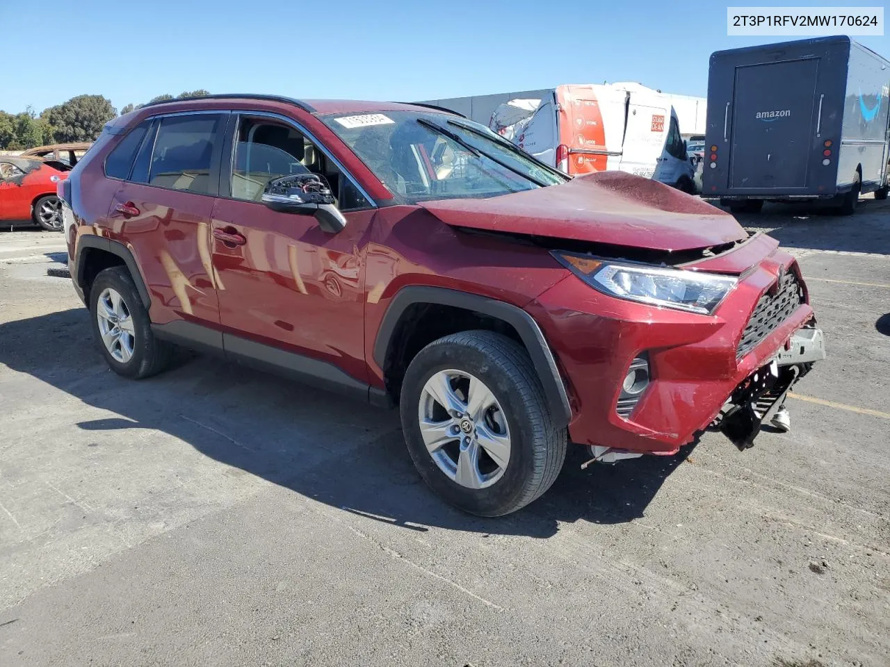 2021 Toyota Rav4 Xle VIN: 2T3P1RFV2MW170624 Lot: 71503934