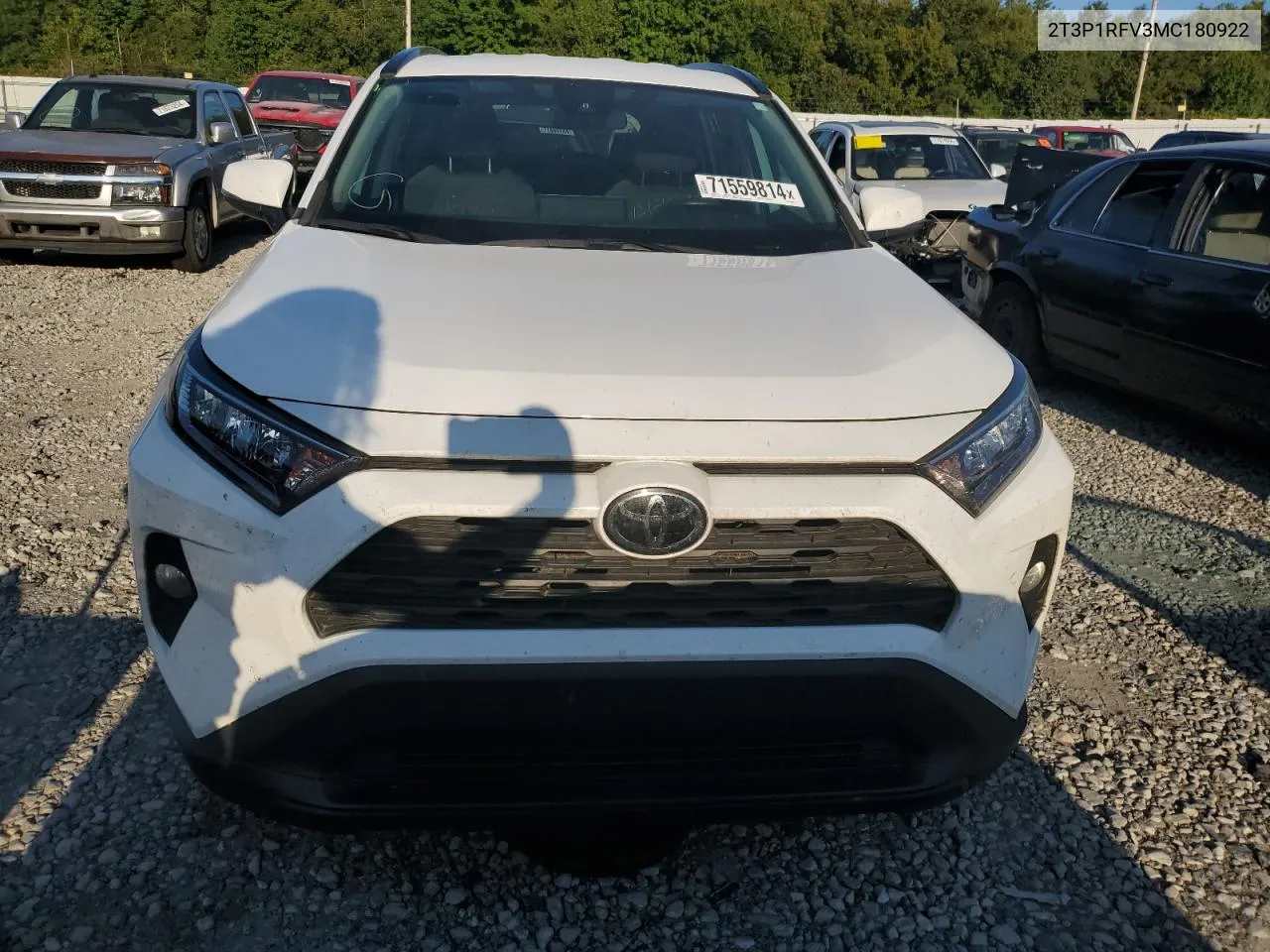 2T3P1RFV3MC180922 2021 Toyota Rav4 Xle