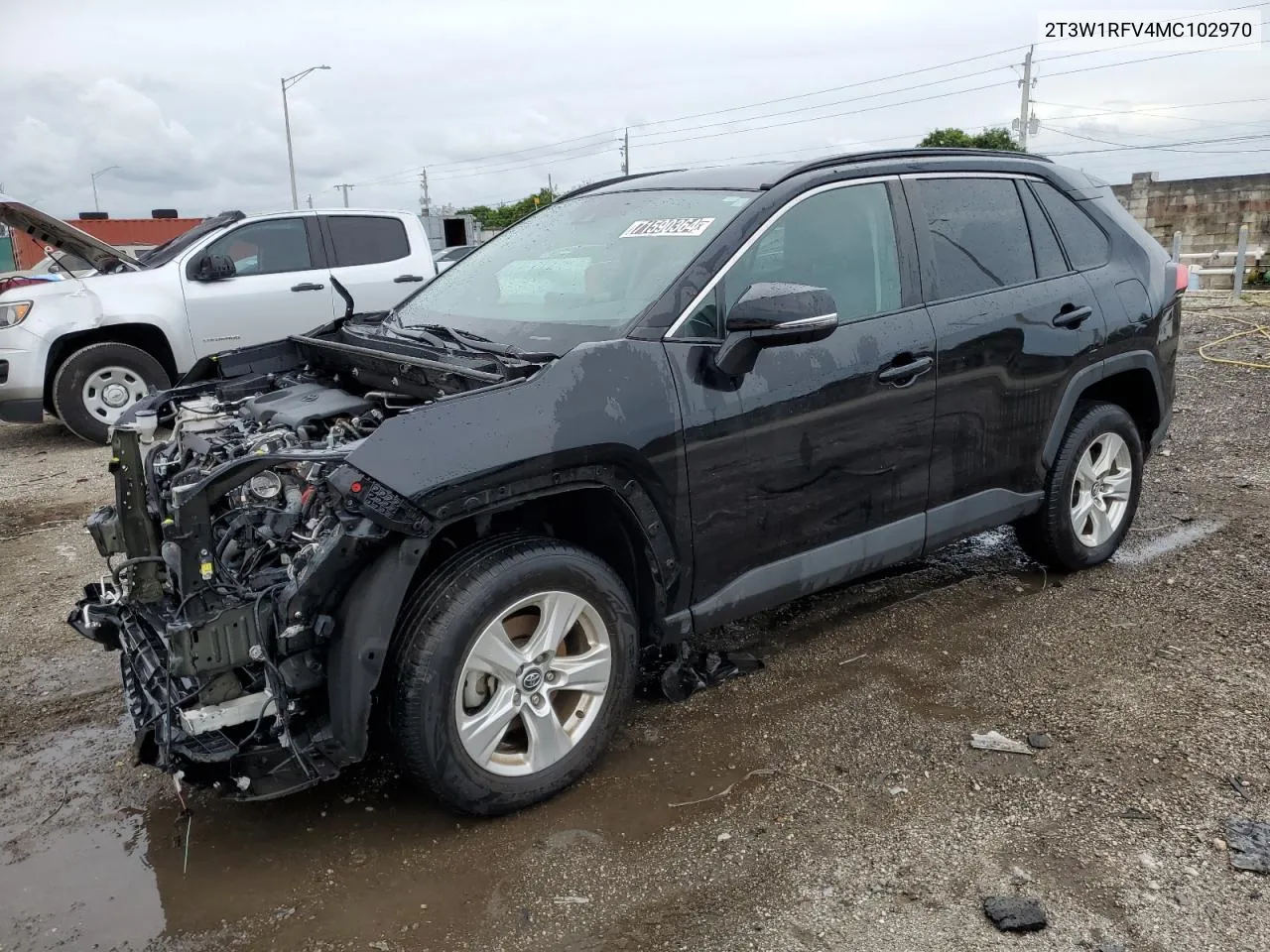 2T3W1RFV4MC102970 2021 Toyota Rav4 Xle