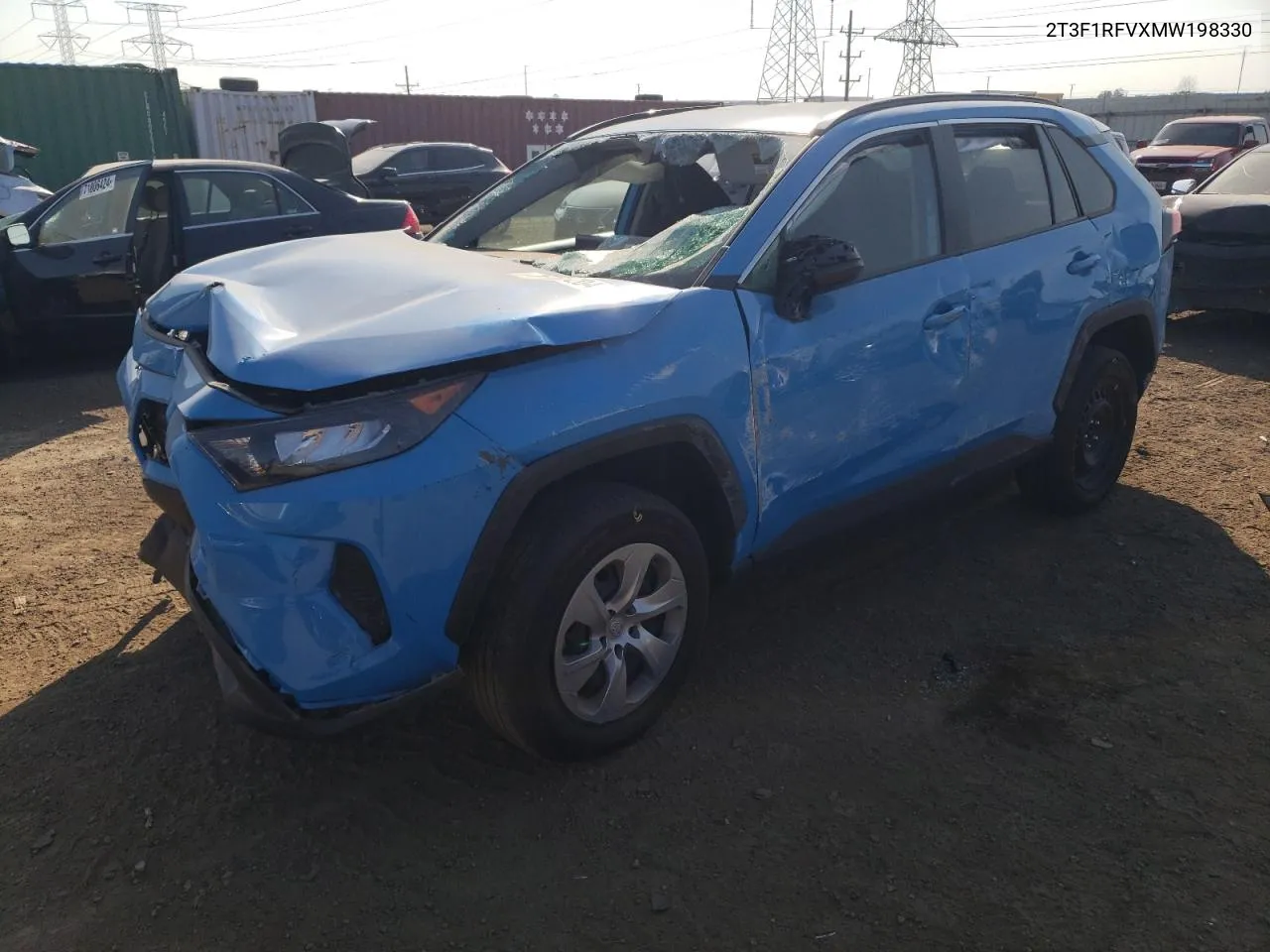 2021 Toyota Rav4 Le VIN: 2T3F1RFVXMW198330 Lot: 71665204