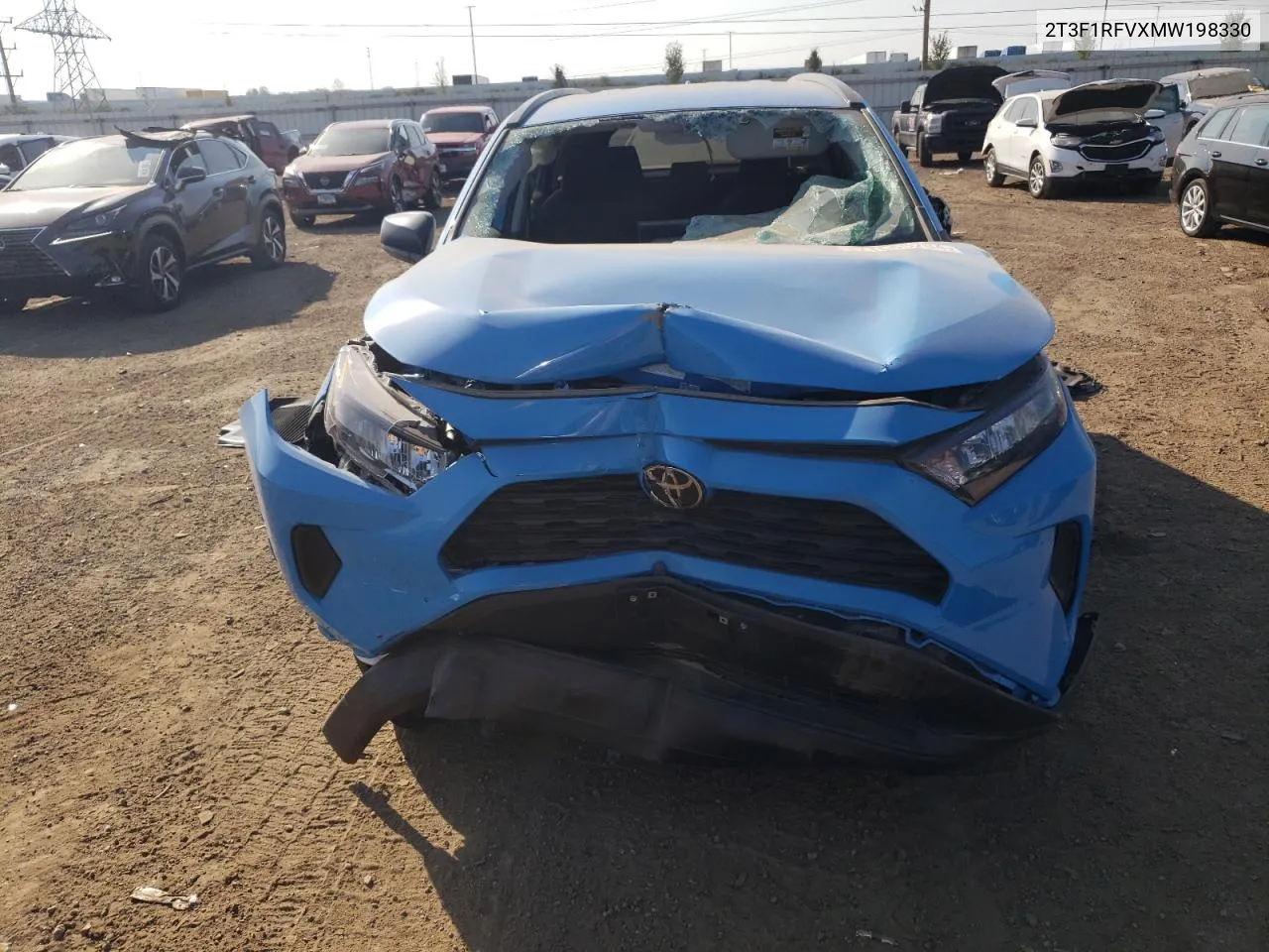 2021 Toyota Rav4 Le VIN: 2T3F1RFVXMW198330 Lot: 71665204