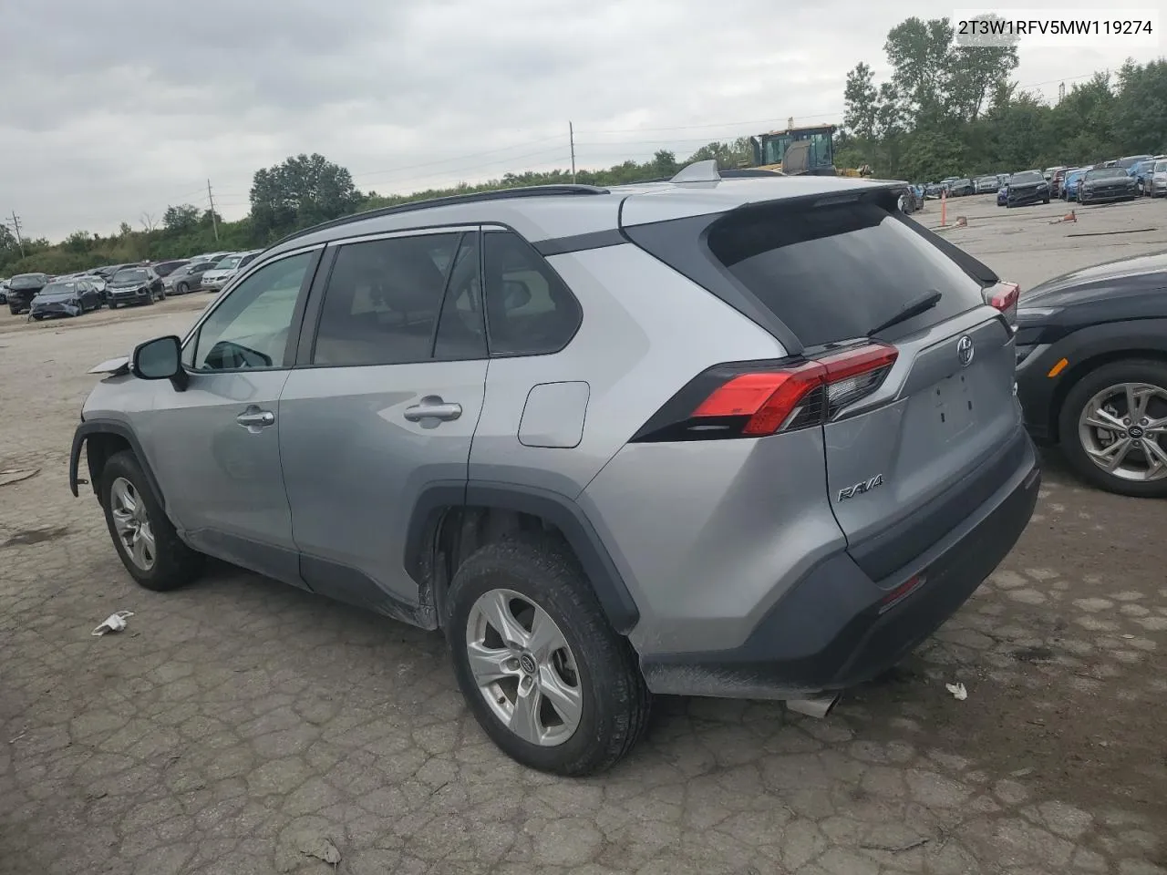 2T3W1RFV5MW119274 2021 Toyota Rav4 Xle