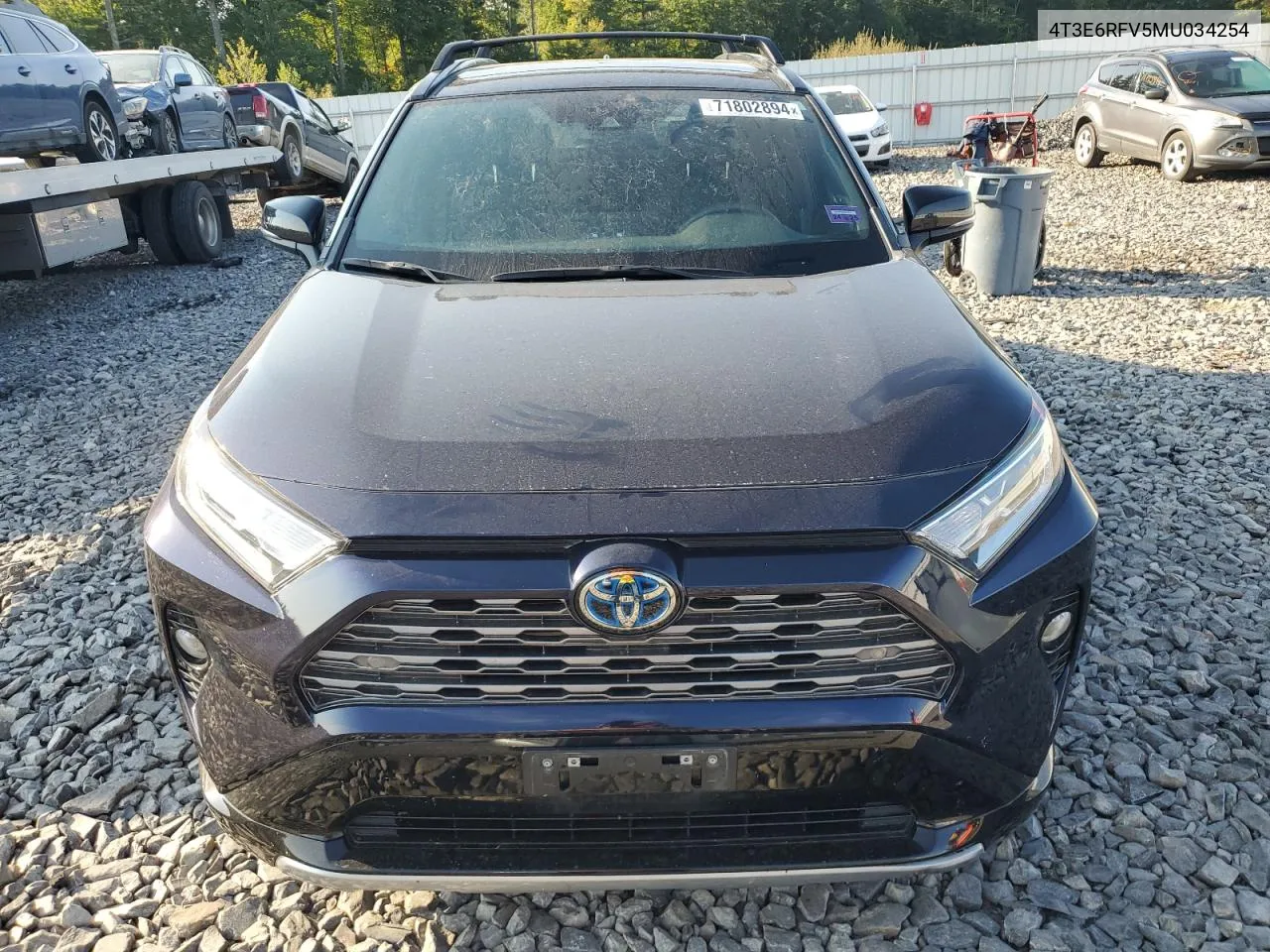 2021 Toyota Rav4 Xse VIN: 4T3E6RFV5MU034254 Lot: 71802894