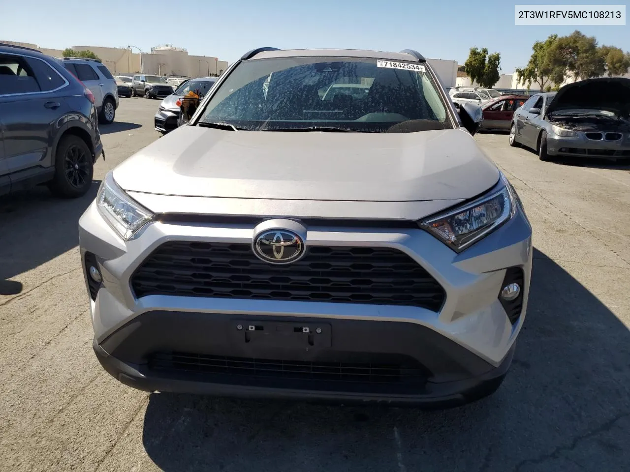 2021 Toyota Rav4 Xle VIN: 2T3W1RFV5MC108213 Lot: 71842534