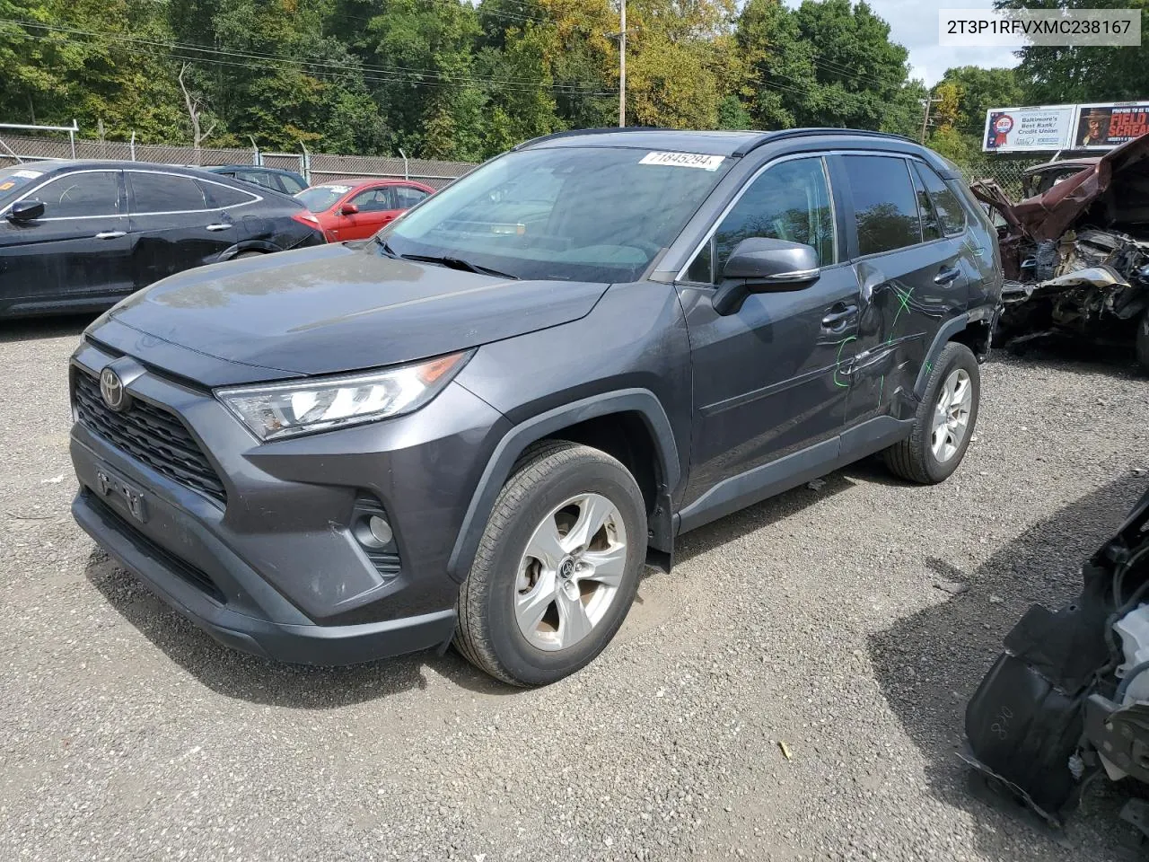 2021 Toyota Rav4 Xle VIN: 2T3P1RFVXMC238167 Lot: 71845294