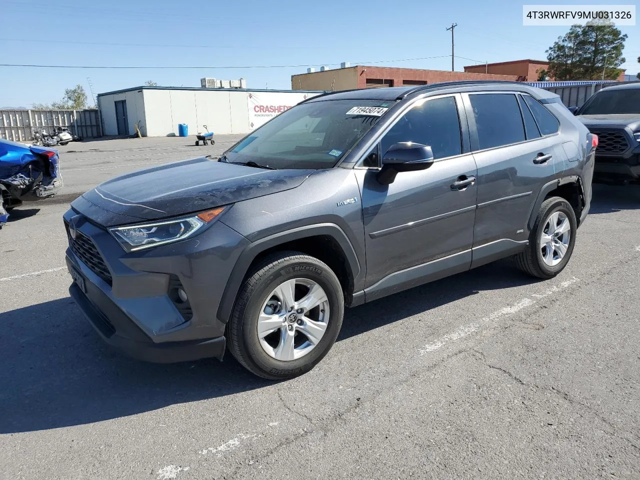 2021 Toyota Rav4 Xle VIN: 4T3RWRFV9MU031326 Lot: 71945074