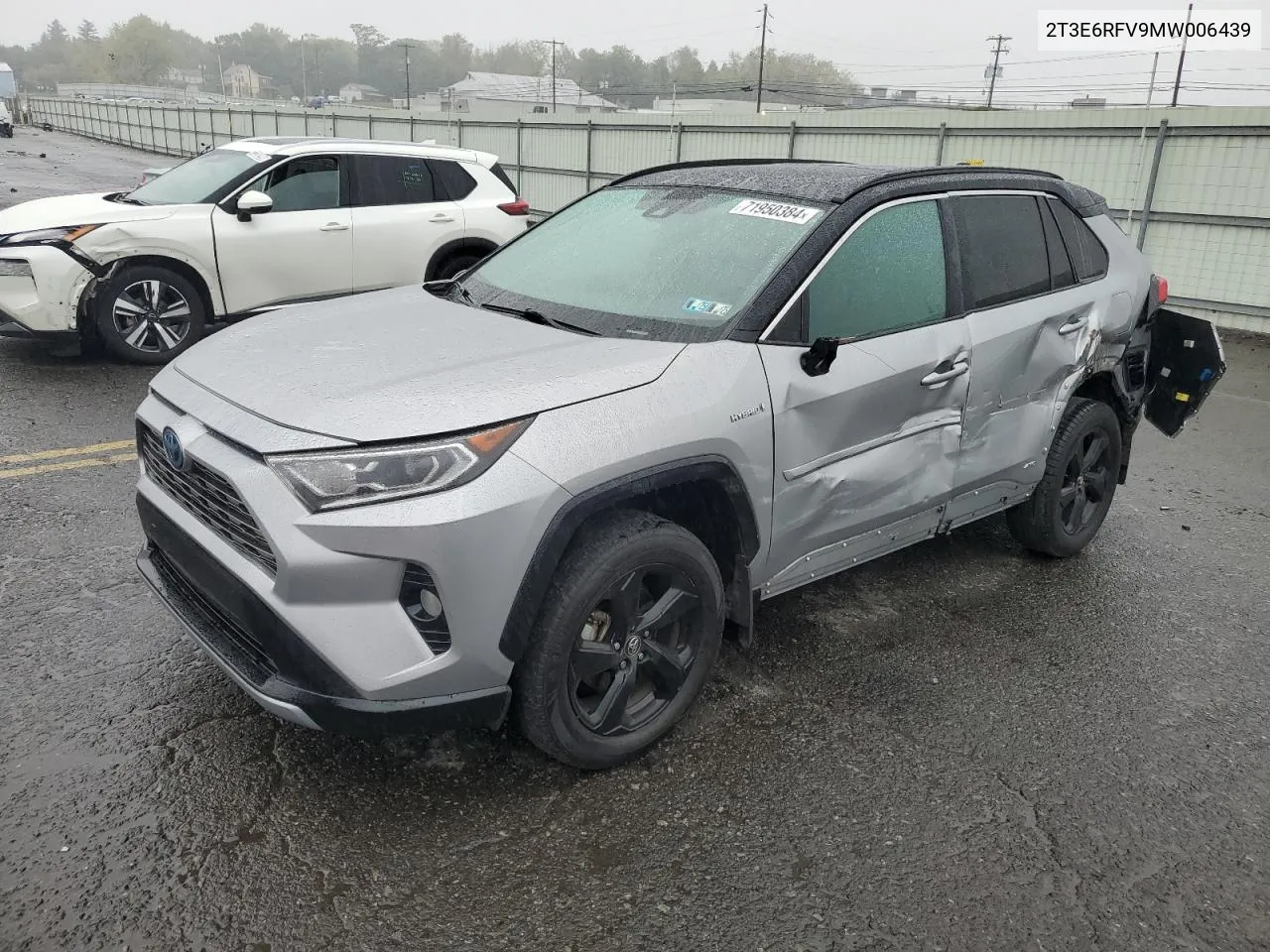 2021 Toyota Rav4 Xse VIN: 2T3E6RFV9MW006439 Lot: 71950384