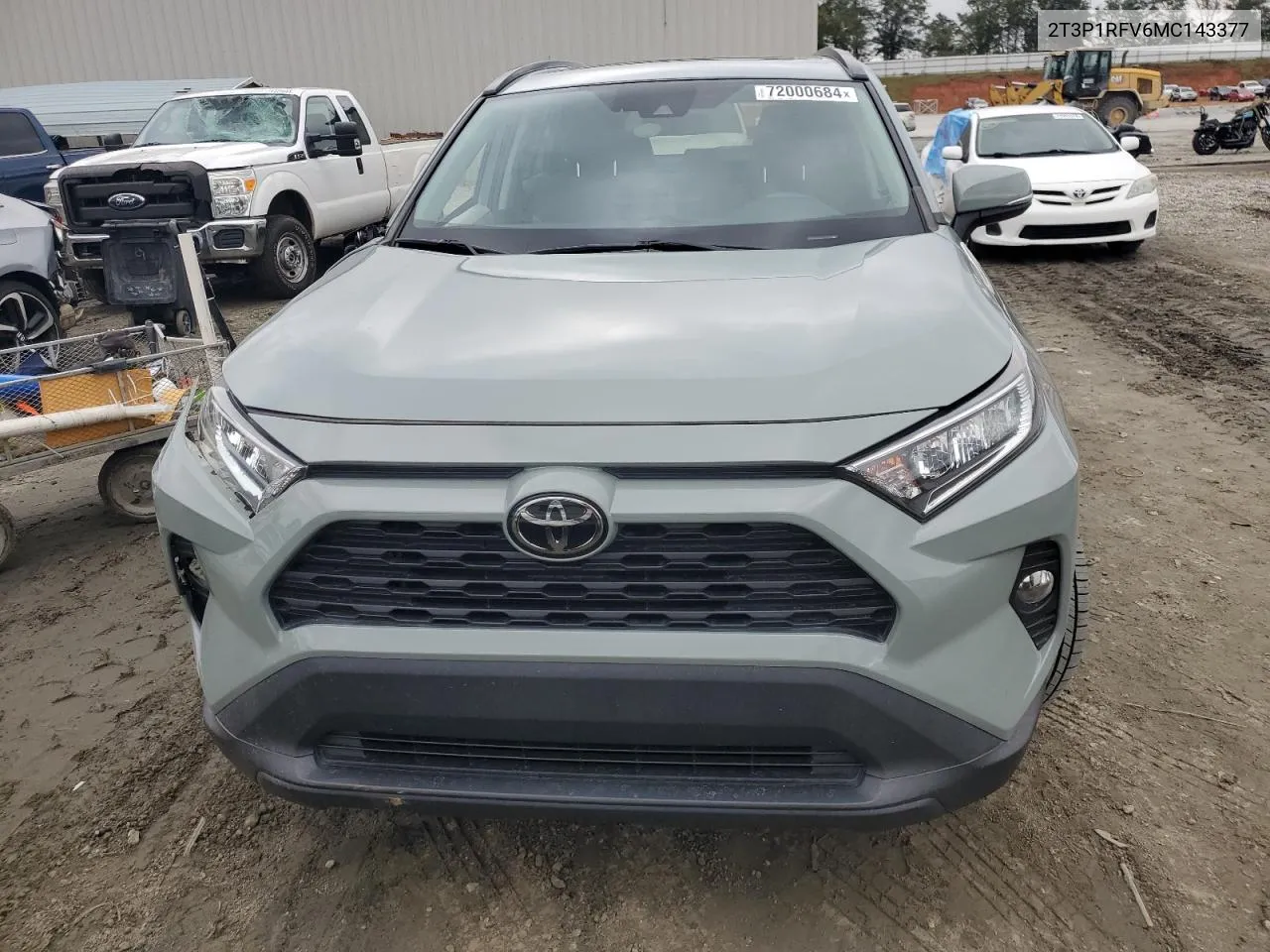 2T3P1RFV6MC143377 2021 Toyota Rav4 Xle