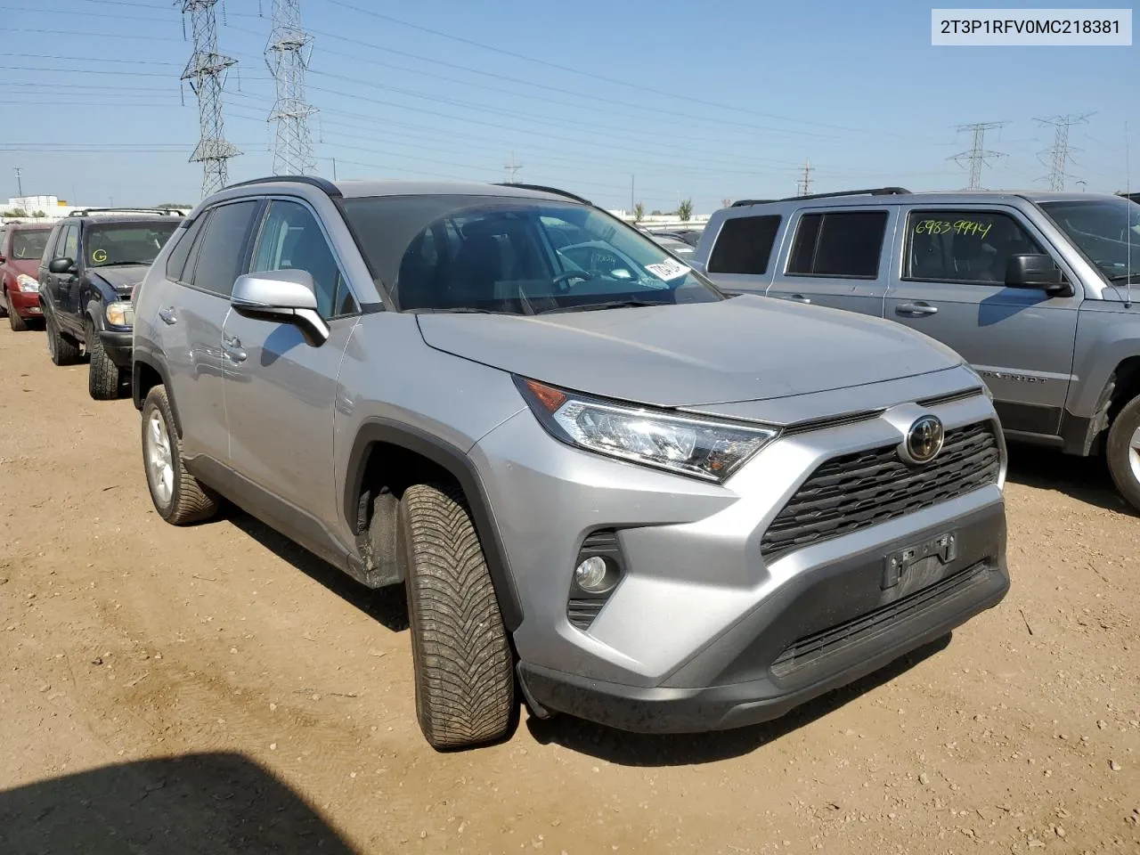 2021 Toyota Rav4 Xle VIN: 2T3P1RFV0MC218381 Lot: 72047204