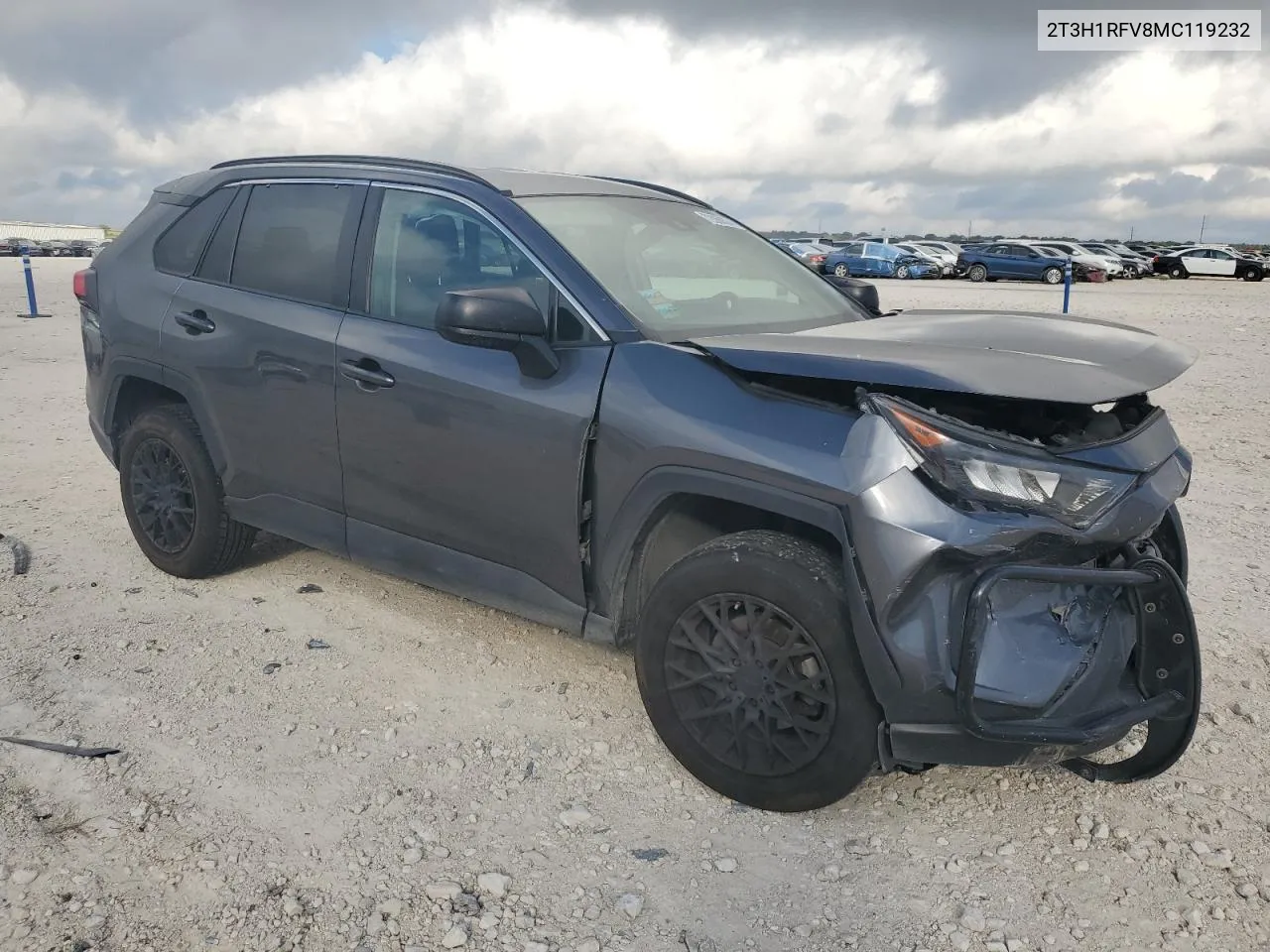 2T3H1RFV8MC119232 2021 Toyota Rav4 Le