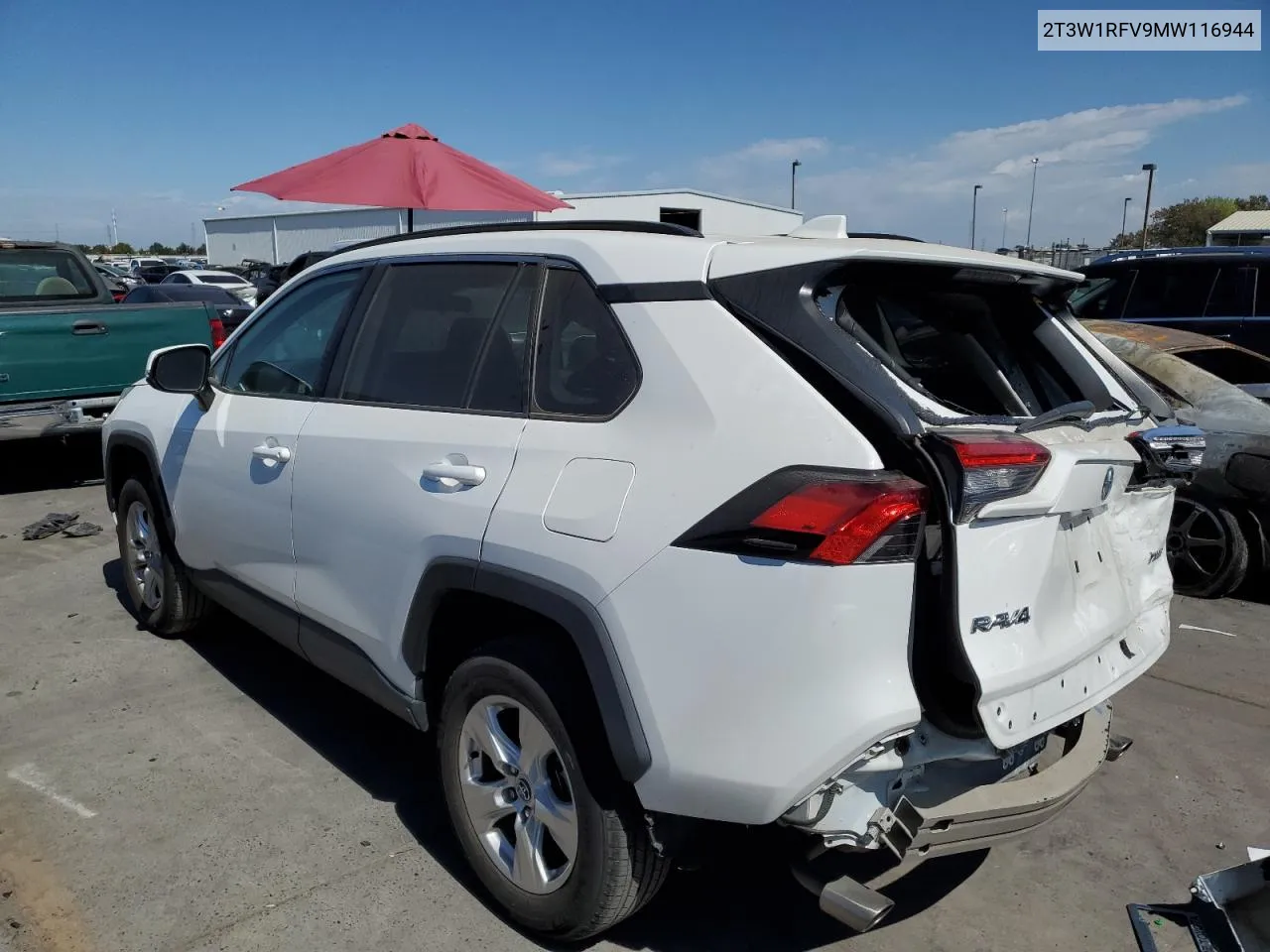 2021 Toyota Rav4 Xle VIN: 2T3W1RFV9MW116944 Lot: 72117044