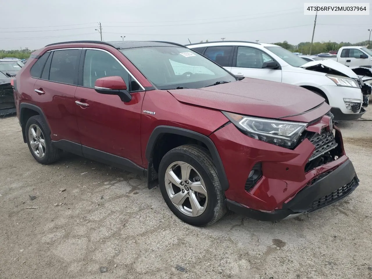 2021 Toyota Rav4 Limited VIN: 4T3D6RFV2MU037964 Lot: 72159834