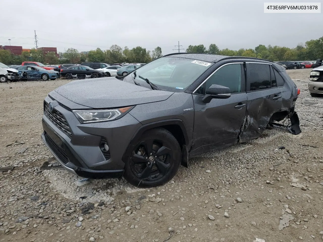 2021 Toyota Rav4 Xse VIN: 4T3E6RFV6MU031878 Lot: 72180574