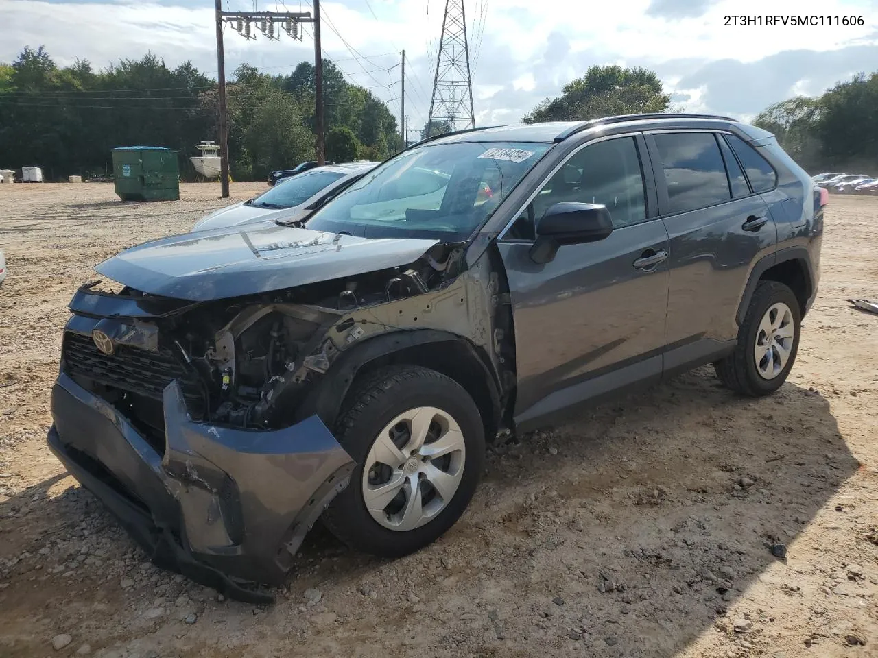 2T3H1RFV5MC111606 2021 Toyota Rav4 Le