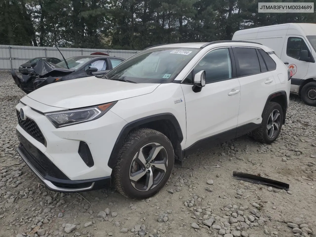 2021 Toyota Rav4 Prime Se VIN: JTMAB3FV1MD034689 Lot: 72217744