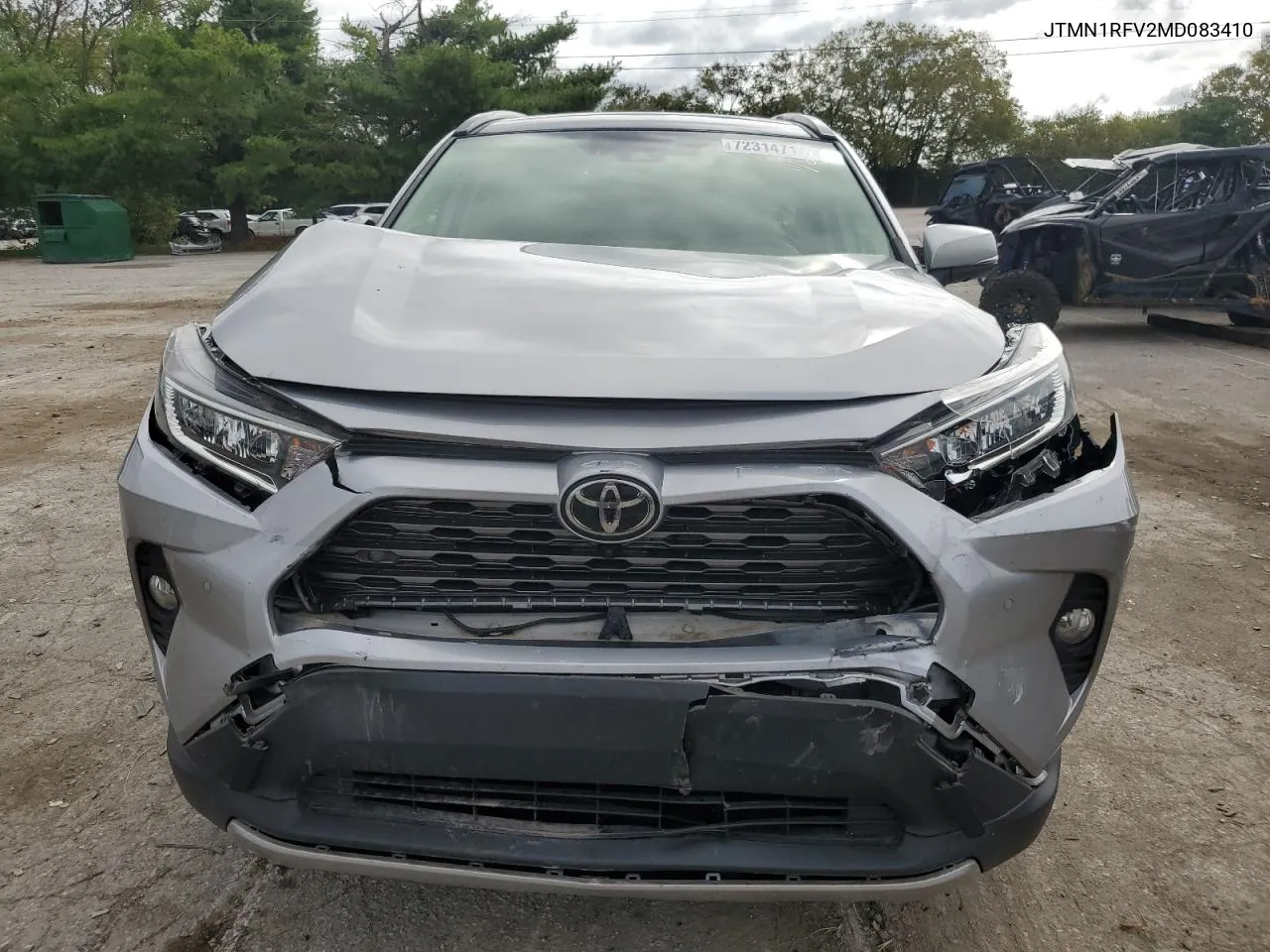 2021 Toyota Rav4 Limited VIN: JTMN1RFV2MD083410 Lot: 72314714