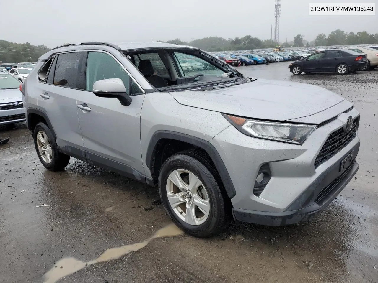 2021 Toyota Rav4 Xle VIN: 2T3W1RFV7MW135248 Lot: 72501504