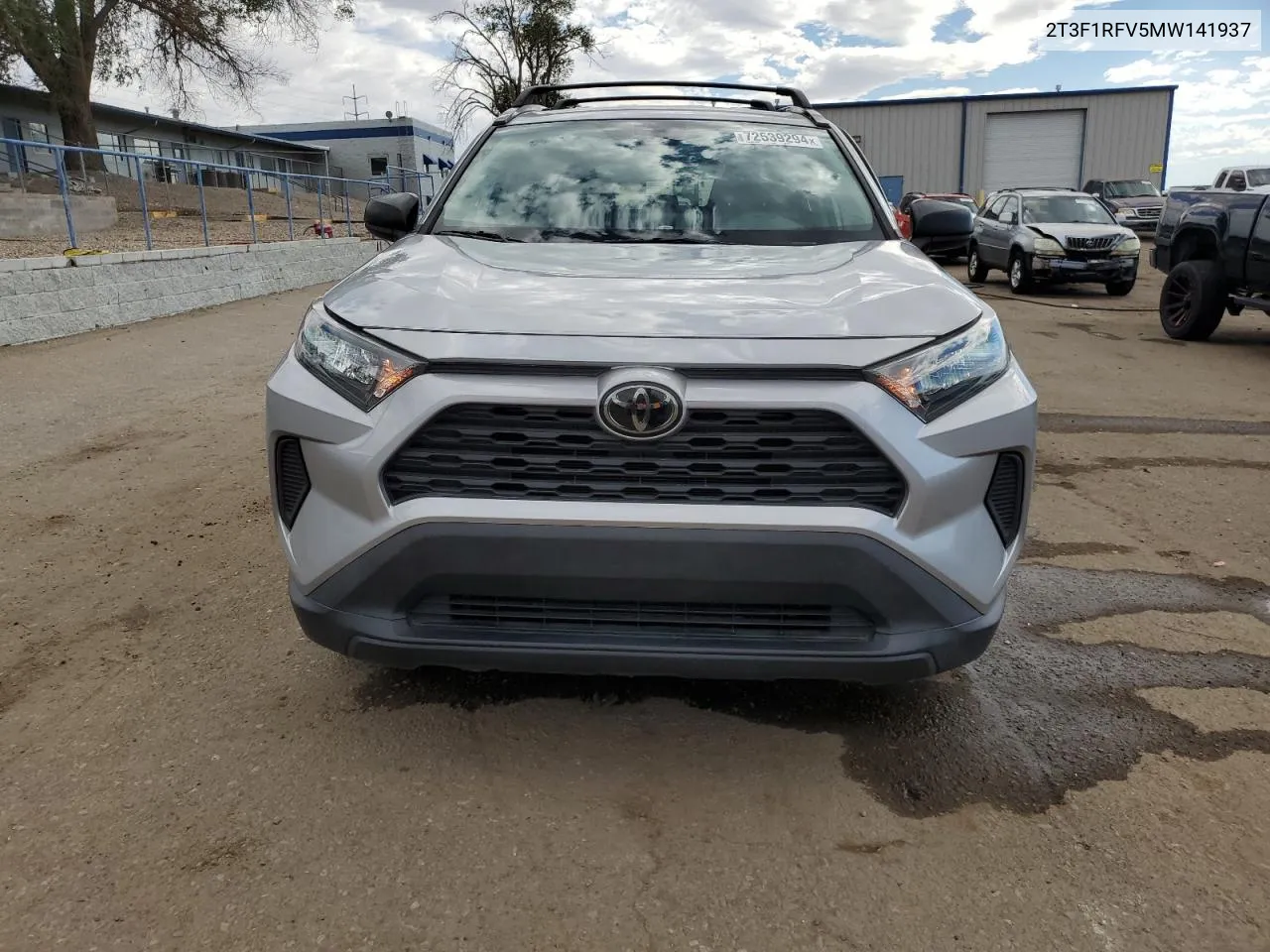 2021 Toyota Rav4 Le VIN: 2T3F1RFV5MW141937 Lot: 72539294