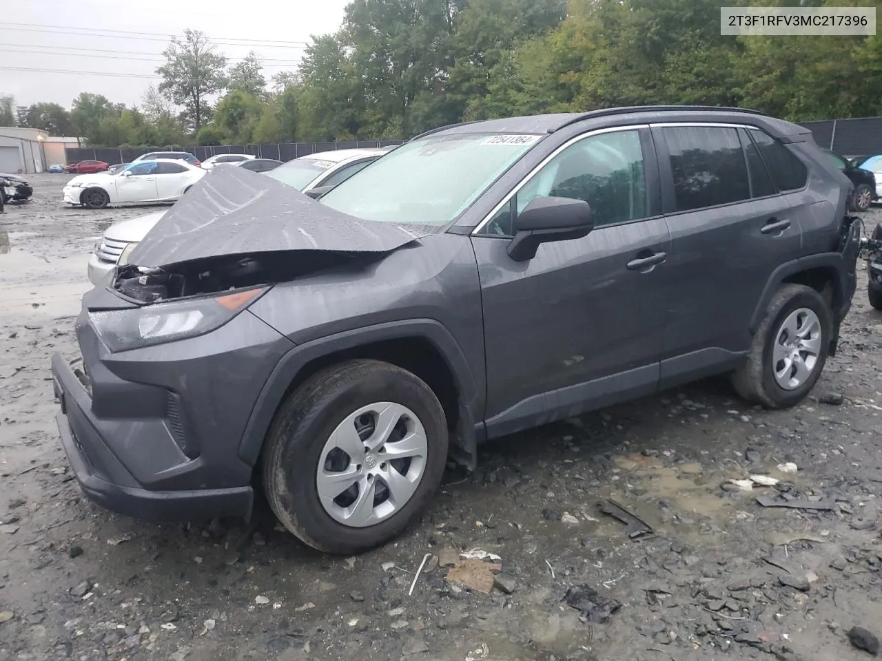 2021 Toyota Rav4 Le VIN: 2T3F1RFV3MC217396 Lot: 72541364