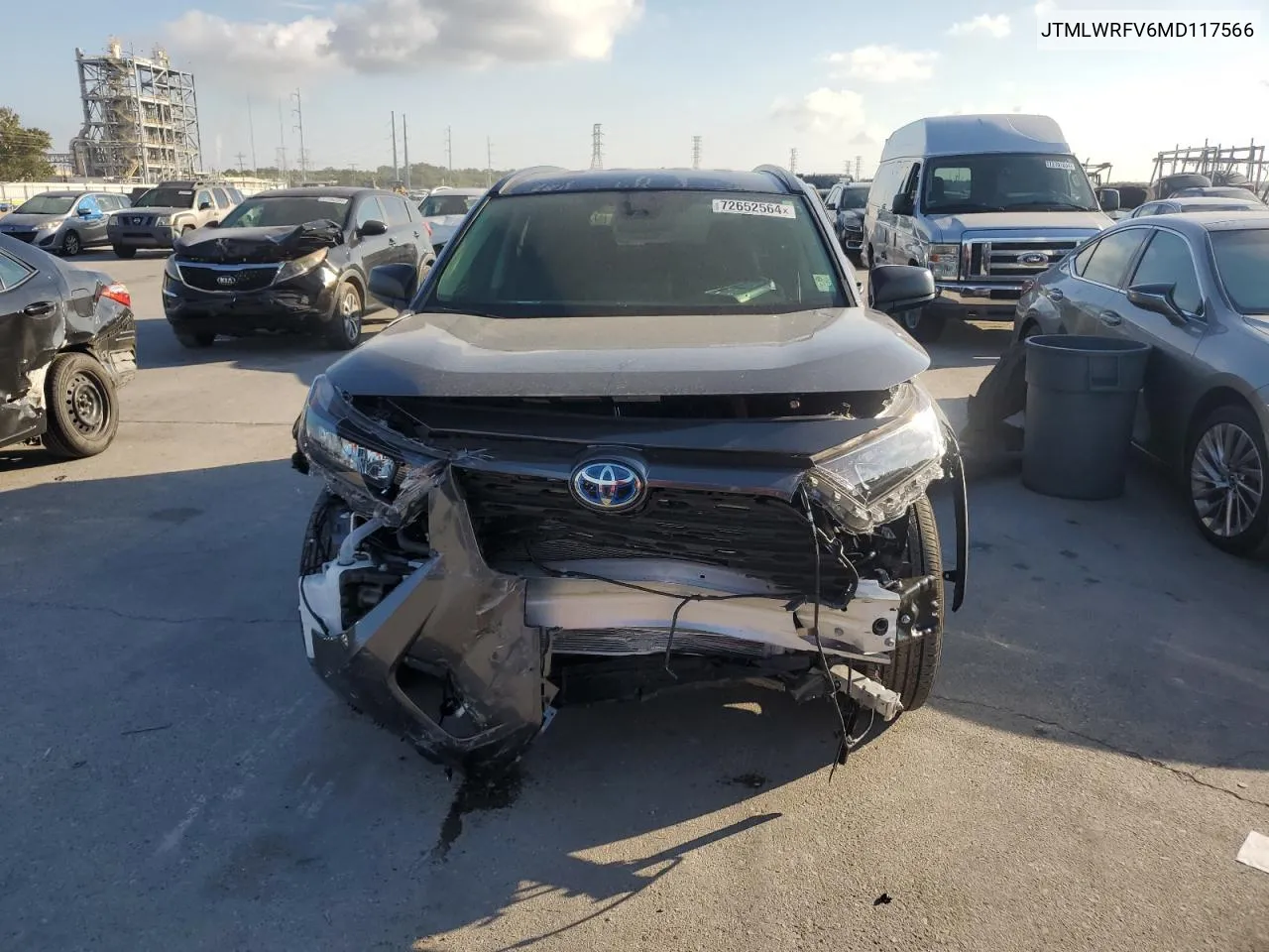 JTMLWRFV6MD117566 2021 Toyota Rav4 Le