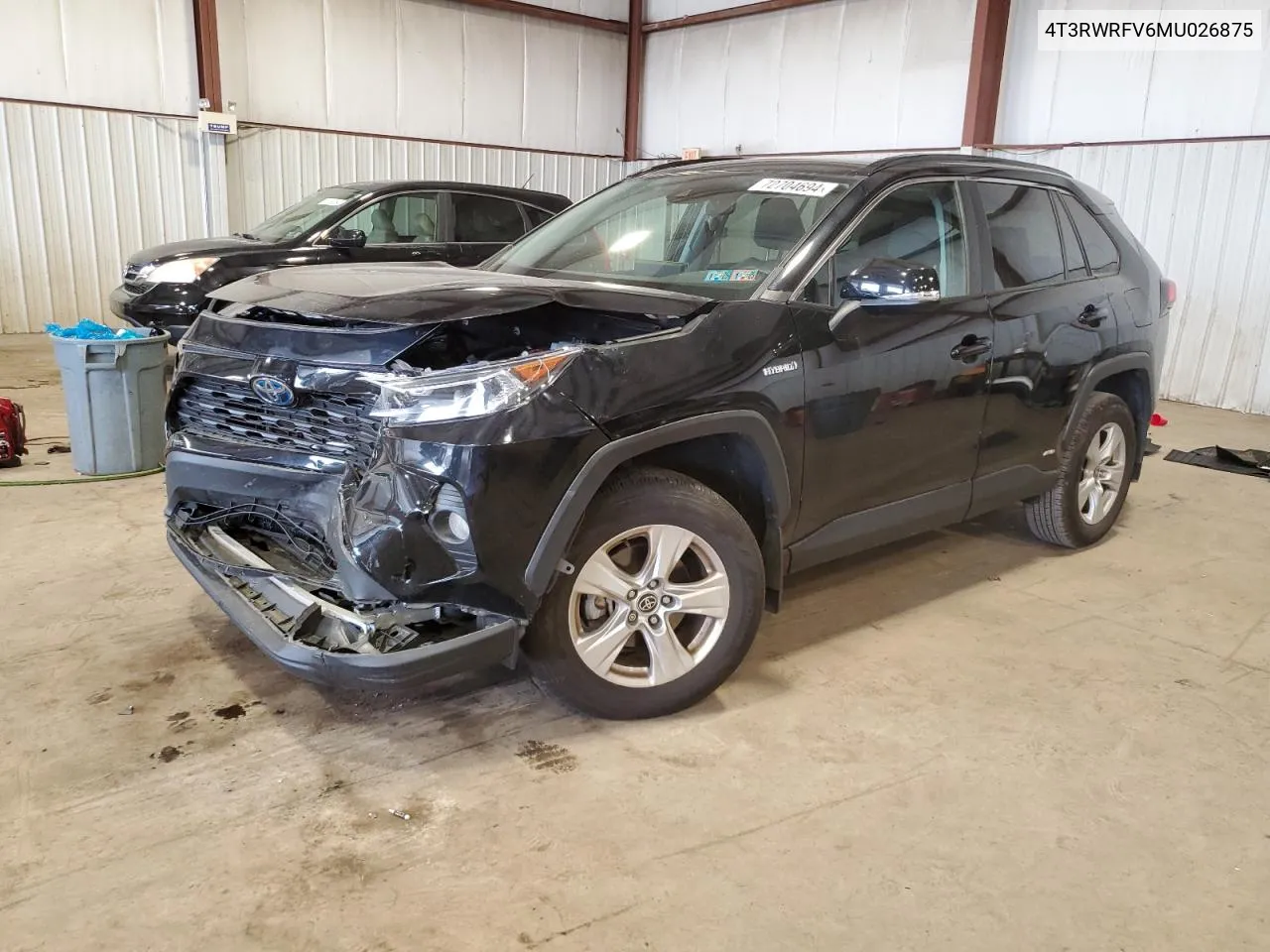 2021 Toyota Rav4 Xle VIN: 4T3RWRFV6MU026875 Lot: 72704694