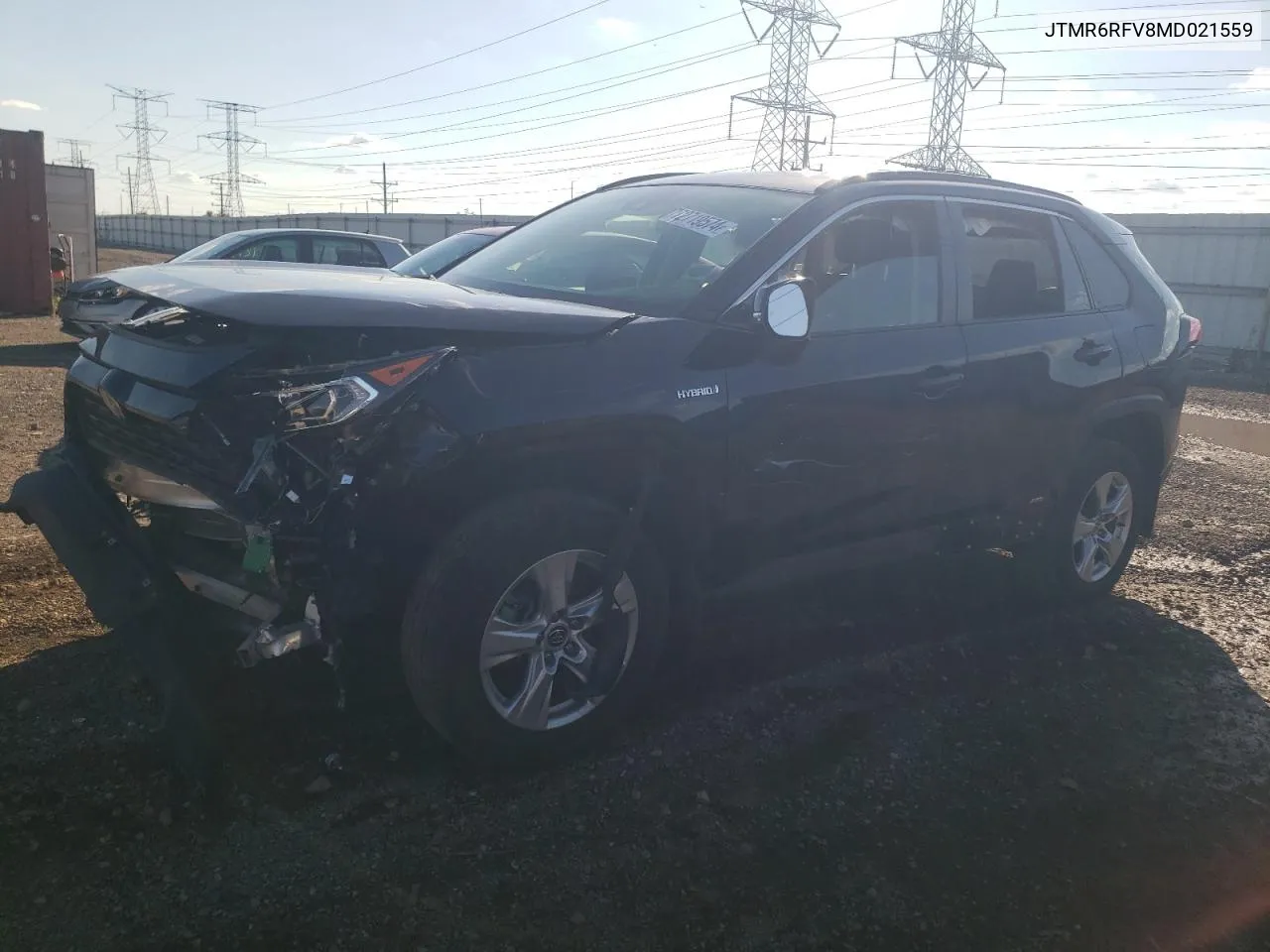 JTMR6RFV8MD021559 2021 Toyota Rav4 Xle