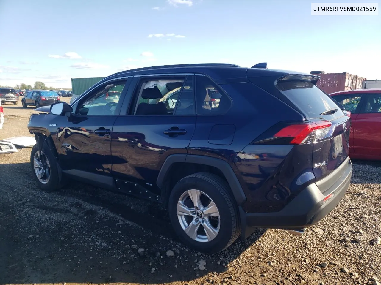 JTMR6RFV8MD021559 2021 Toyota Rav4 Xle