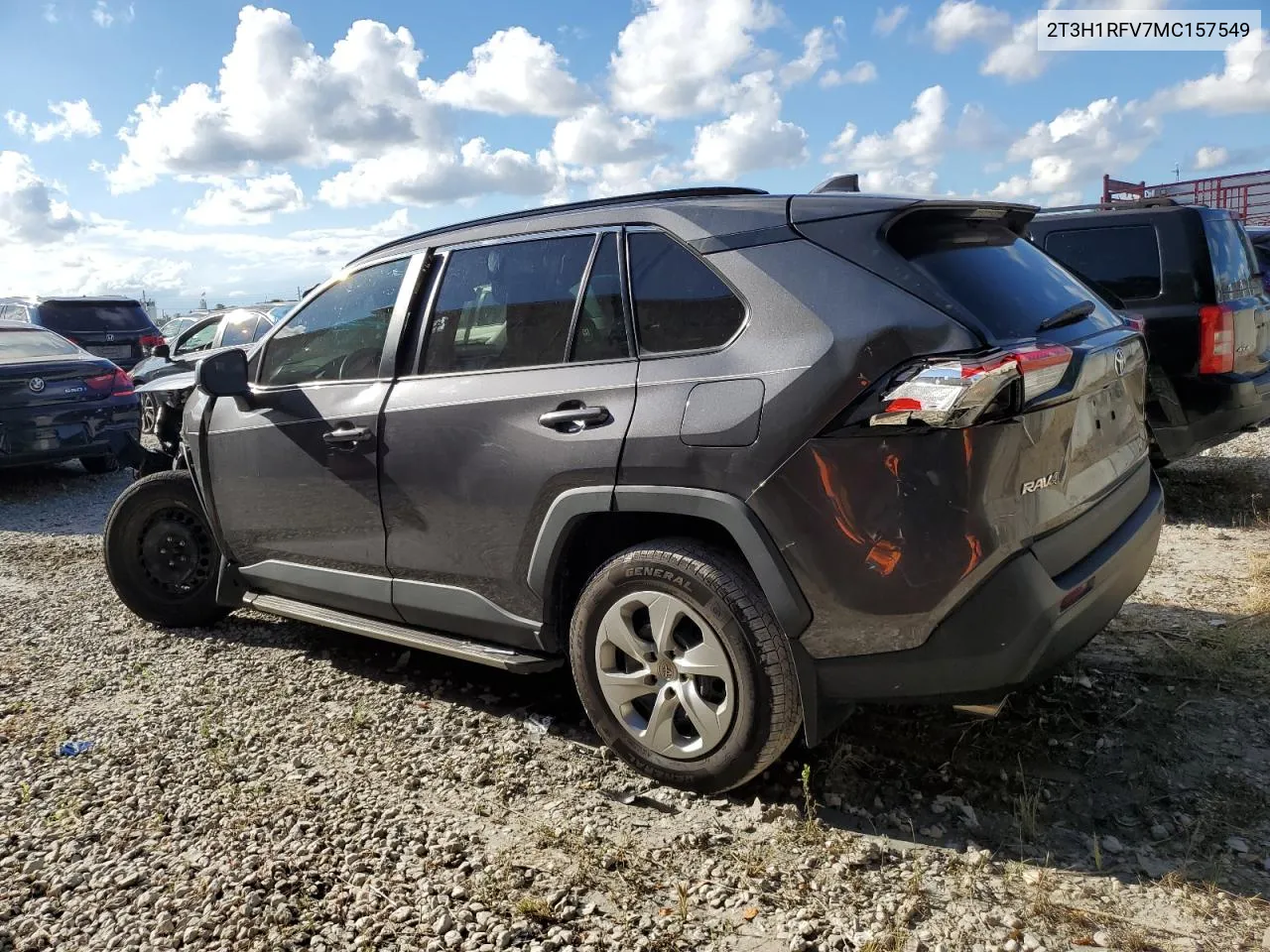 2T3H1RFV7MC157549 2021 Toyota Rav4 Le