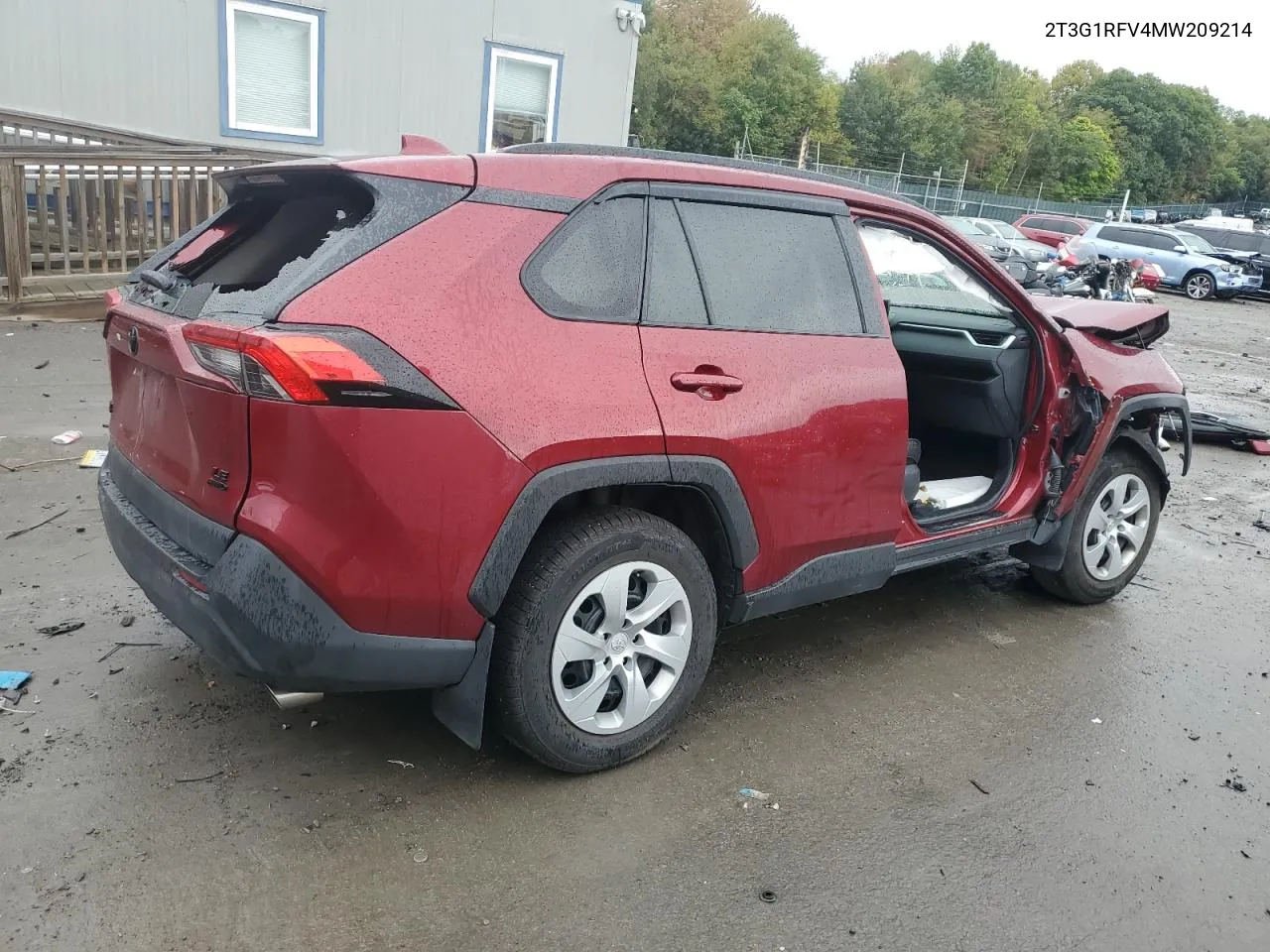 2021 Toyota Rav4 Le VIN: 2T3G1RFV4MW209214 Lot: 72939154