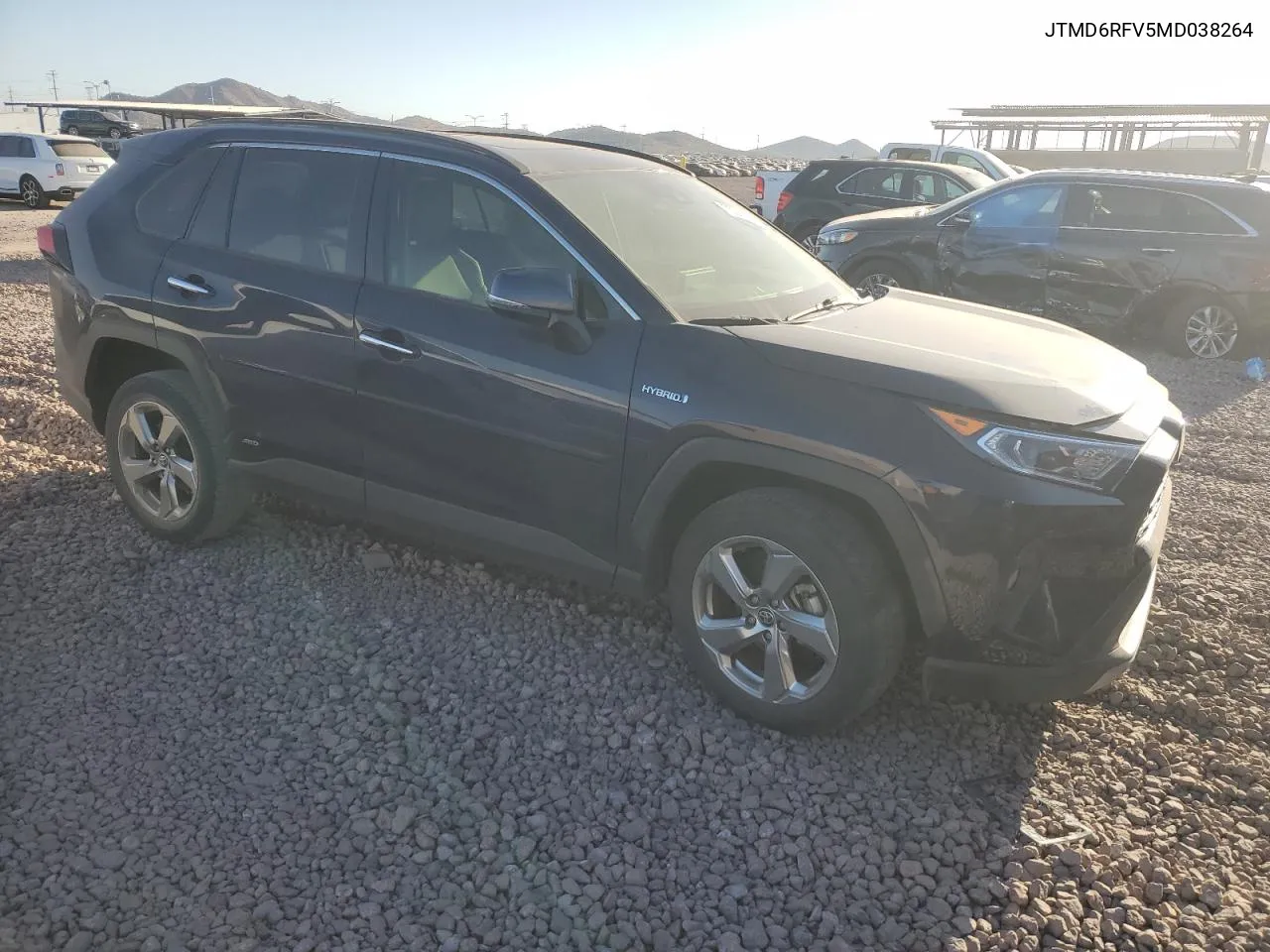 2021 Toyota Rav4 Limited VIN: JTMD6RFV5MD038264 Lot: 73058454