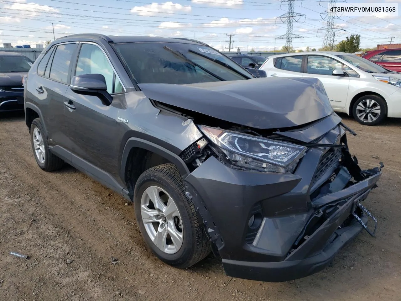 2021 Toyota Rav4 Xle VIN: 4T3RWRFV0MU031568 Lot: 73233454