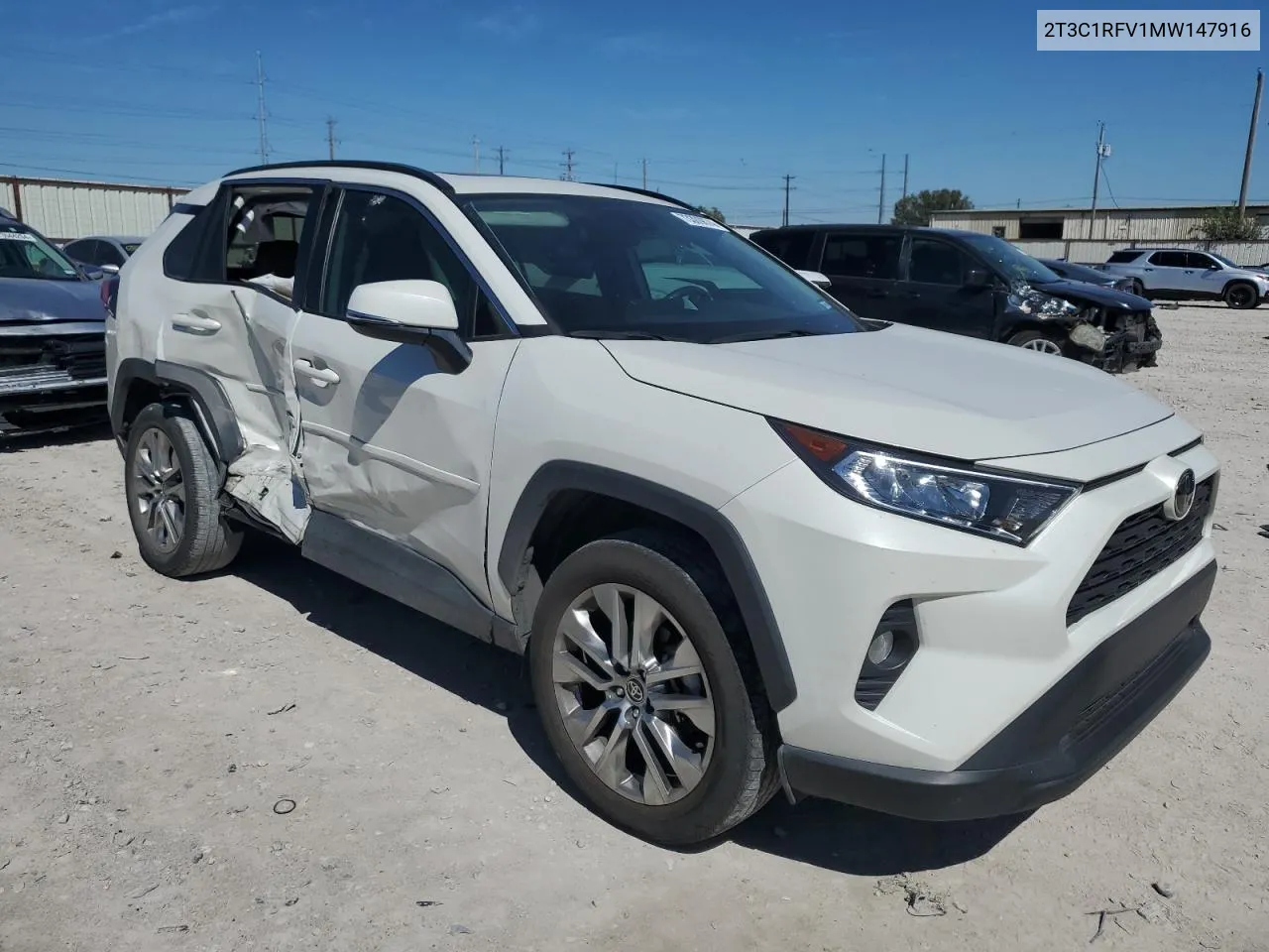 2021 Toyota Rav4 Xle Premium VIN: 2T3C1RFV1MW147916 Lot: 73309874