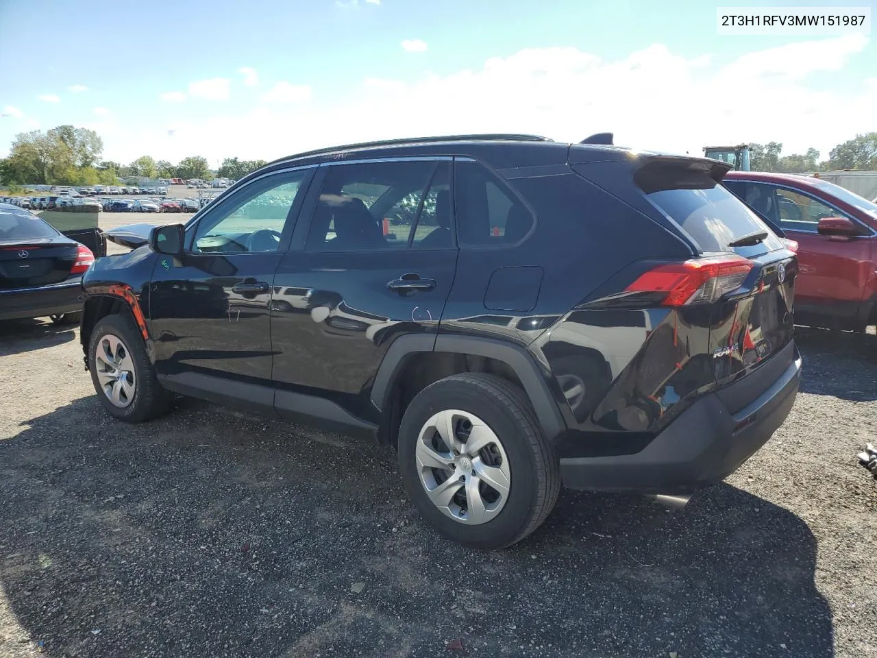 2021 Toyota Rav4 Le VIN: 2T3H1RFV3MW151987 Lot: 73314554