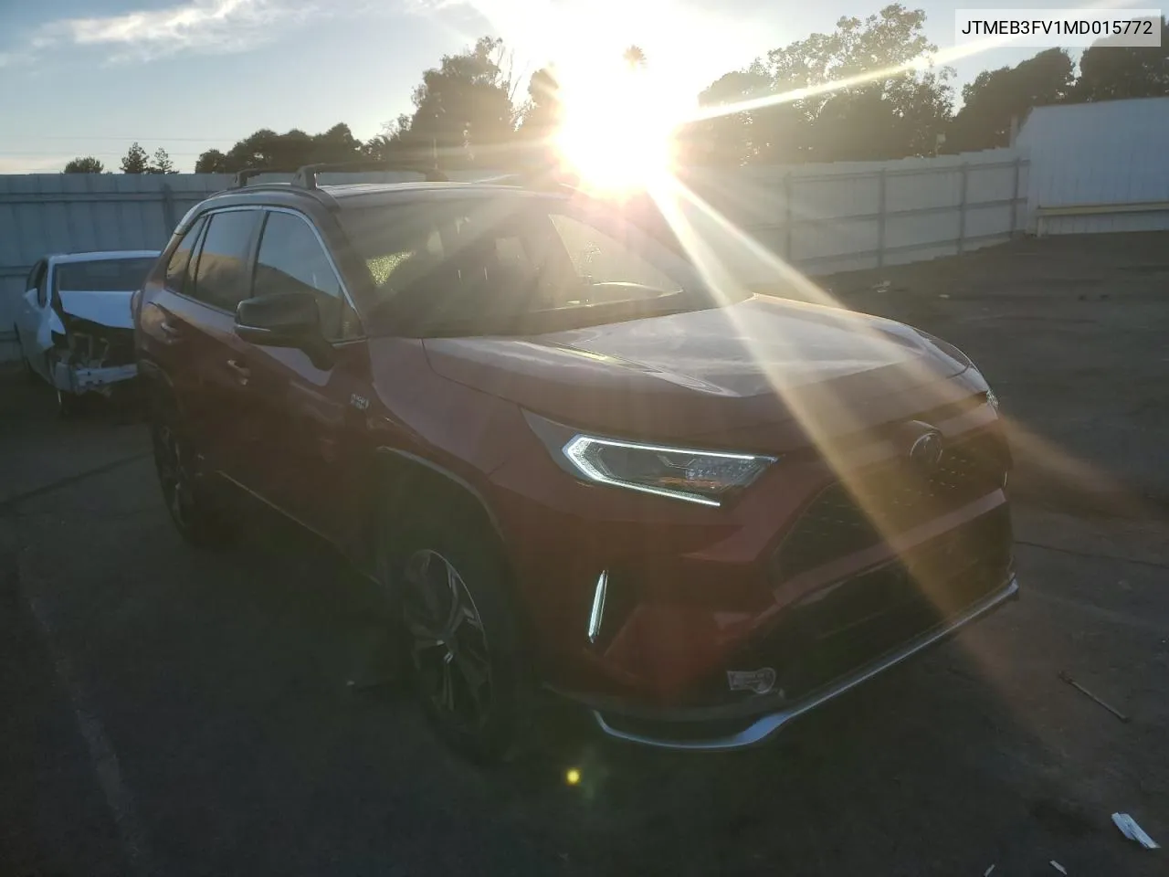 2021 Toyota Rav4 Prime Xse VIN: JTMEB3FV1MD015772 Lot: 73366834