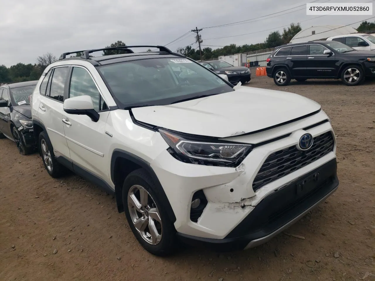 2021 Toyota Rav4 Limited VIN: 4T3D6RFVXMU052860 Lot: 73532714