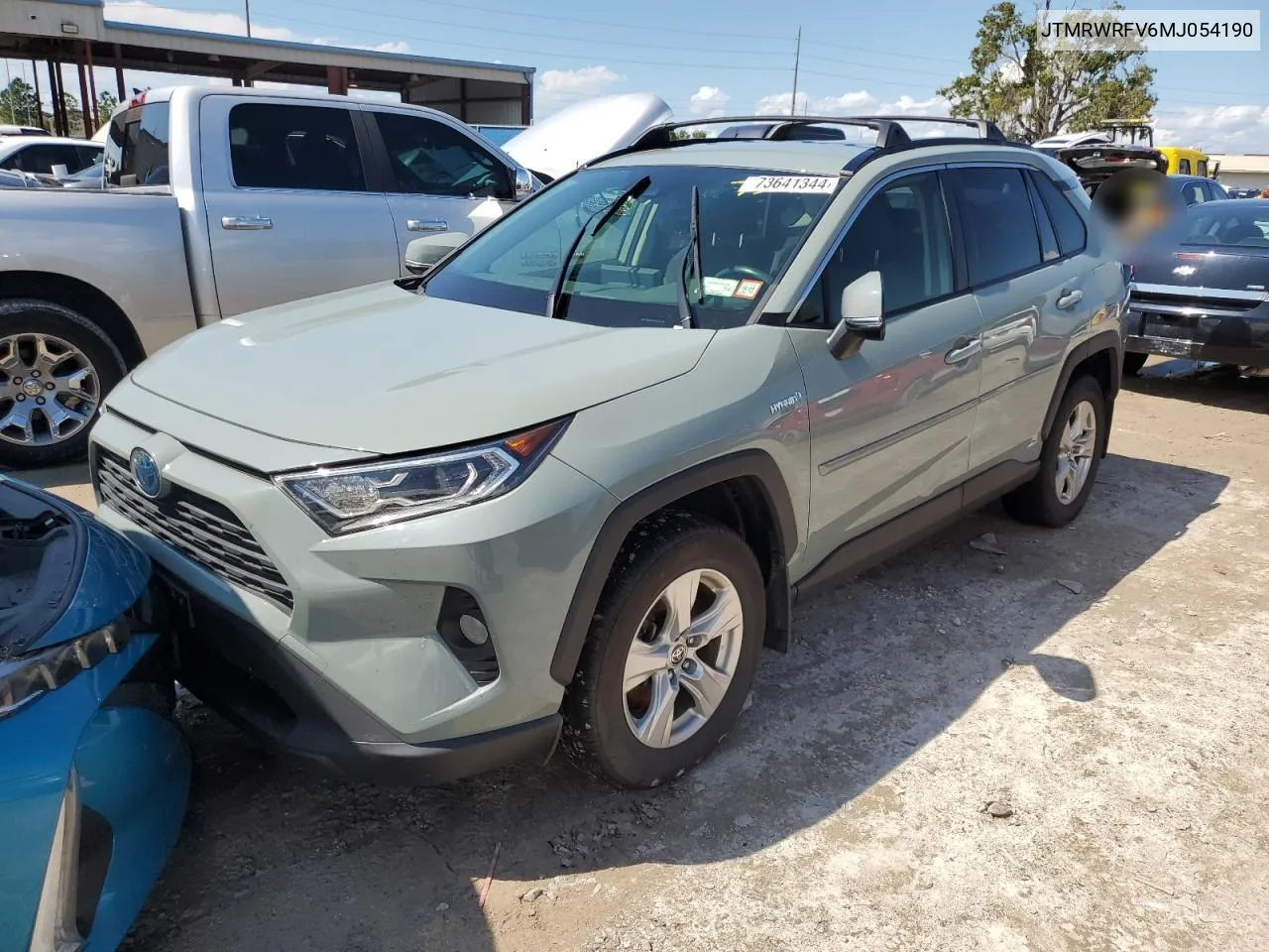 2021 Toyota Rav4 Xle VIN: JTMRWRFV6MJ054190 Lot: 73641344