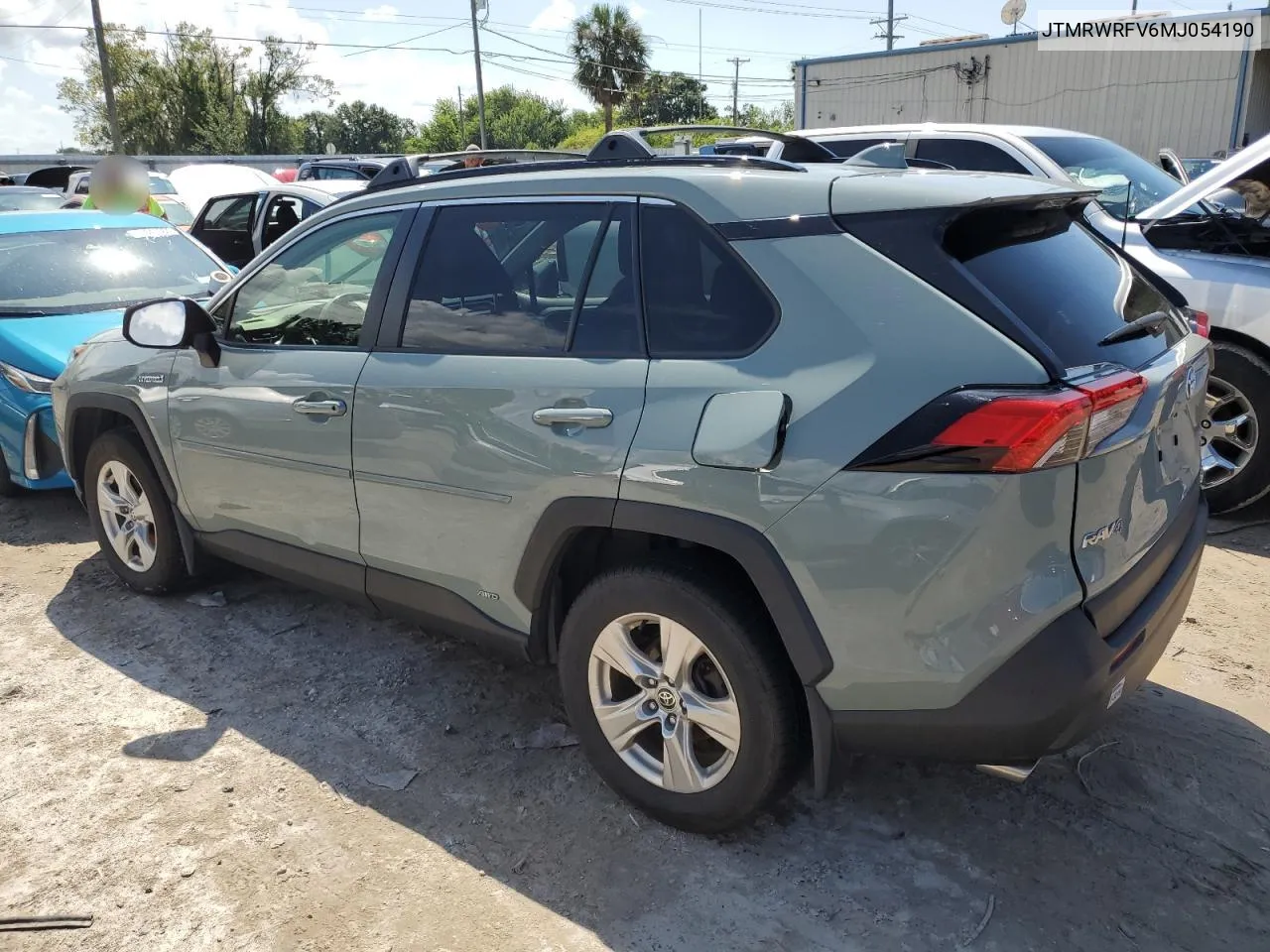 2021 Toyota Rav4 Xle VIN: JTMRWRFV6MJ054190 Lot: 73641344