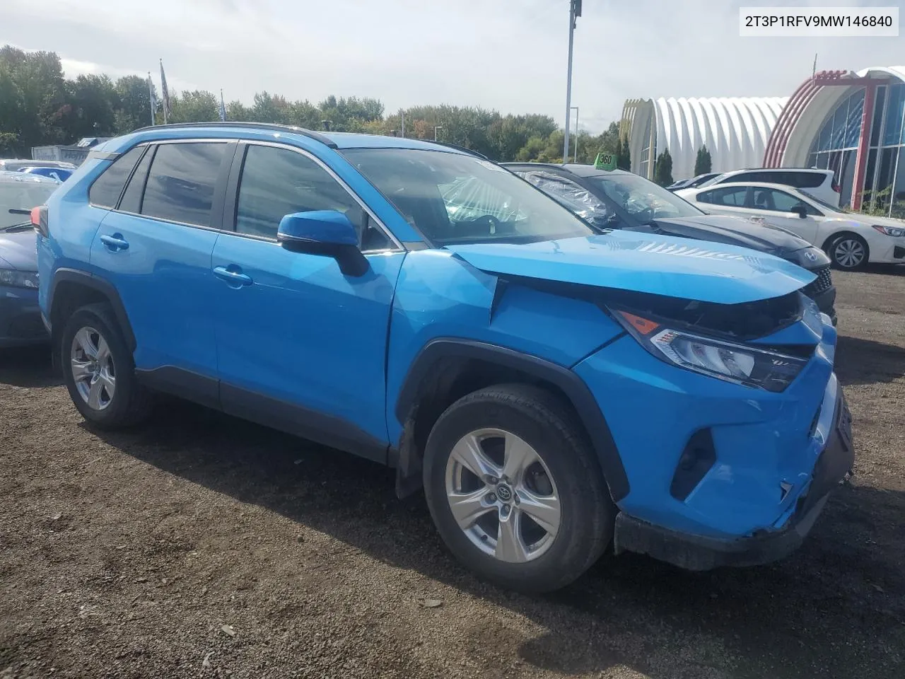 2T3P1RFV9MW146840 2021 Toyota Rav4 Xle