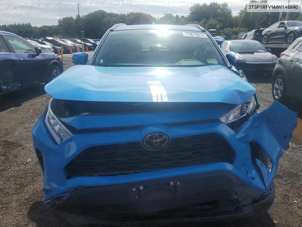 2T3P1RFV9MW146840 2021 Toyota Rav4 Xle