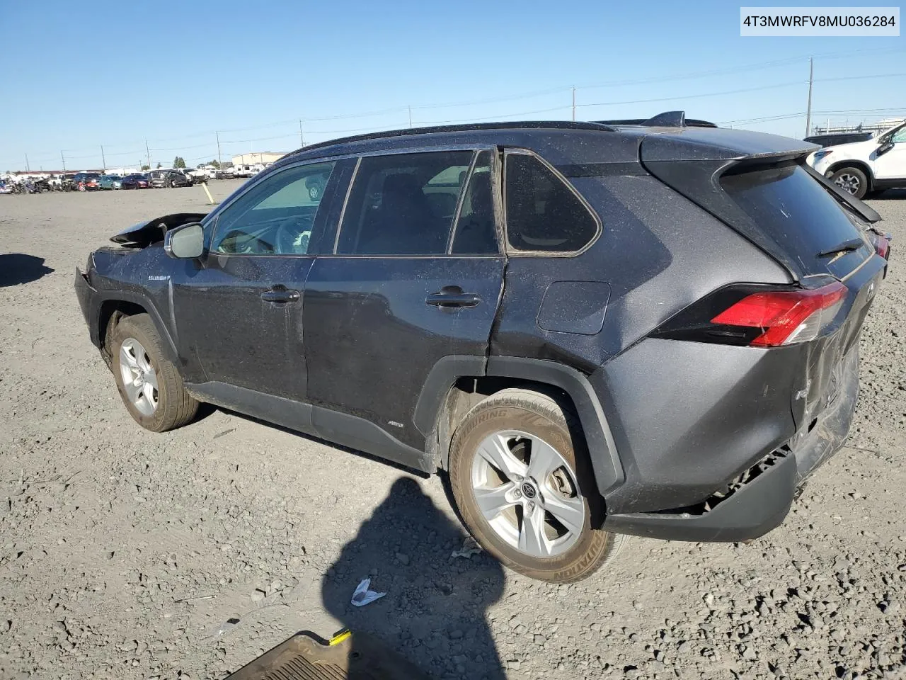 2021 Toyota Rav4 Le VIN: 4T3MWRFV8MU036284 Lot: 73686114