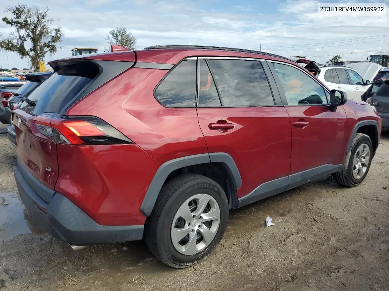 2T3H1RFV4MW159922 2021 Toyota Rav4 Le