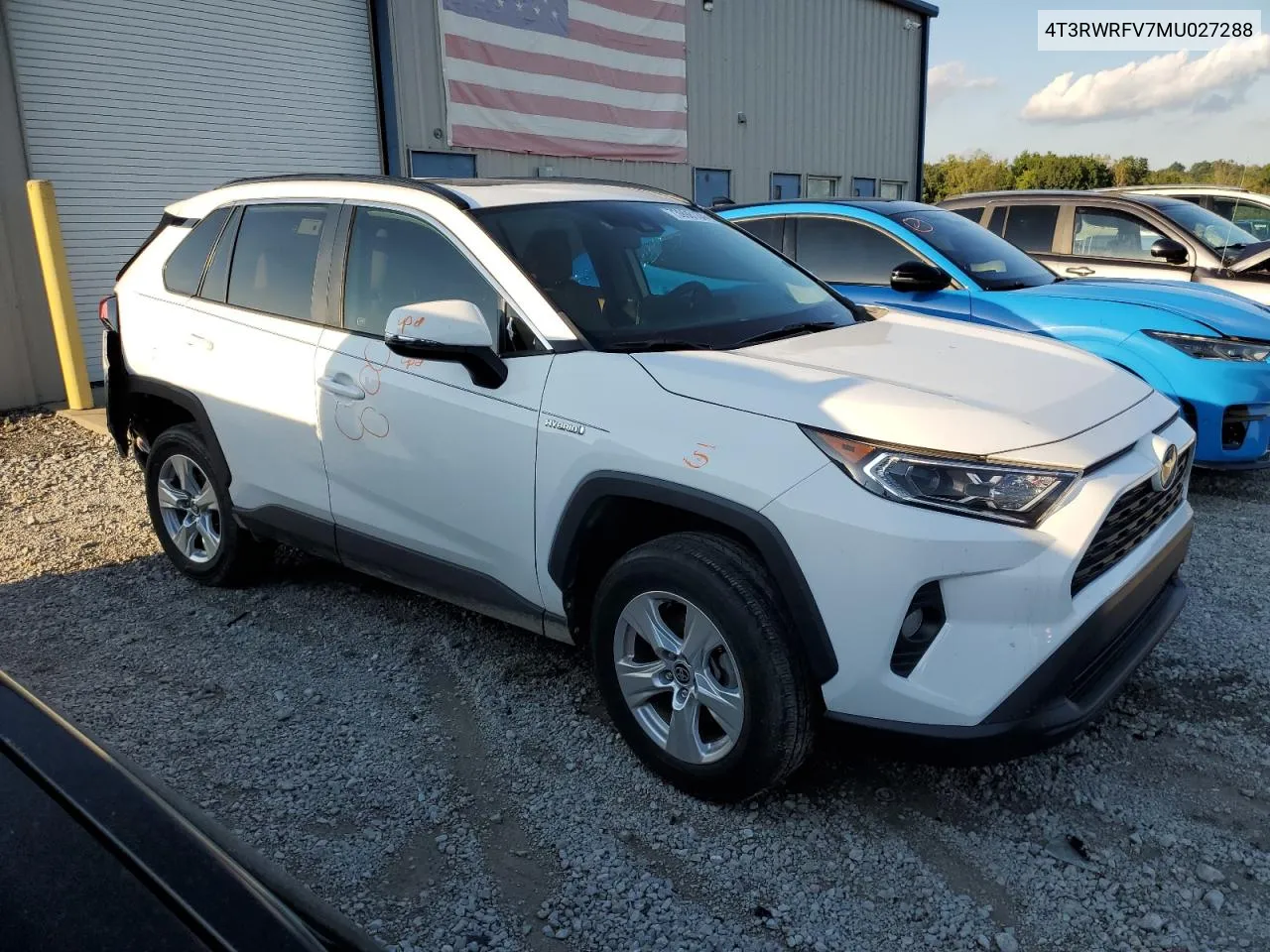 4T3RWRFV7MU027288 2021 Toyota Rav4 Xle