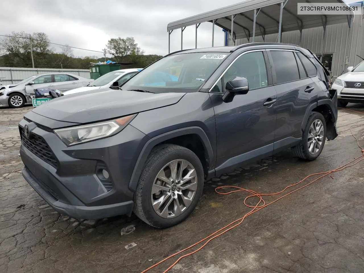 2021 Toyota Rav4 Xle Premium VIN: 2T3C1RFV8MC108631 Lot: 74001024