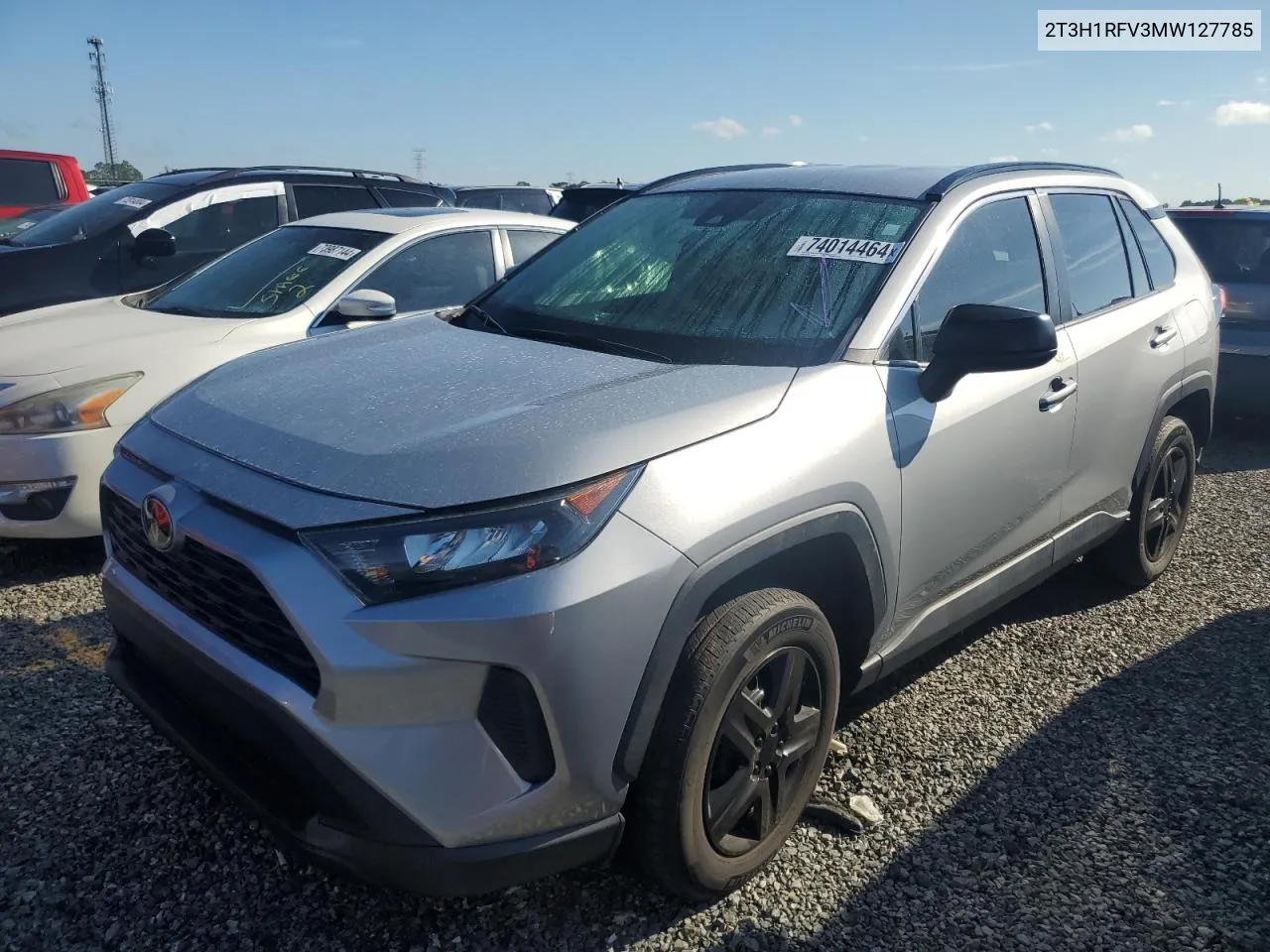 2021 Toyota Rav4 Le VIN: 2T3H1RFV3MW127785 Lot: 74014464