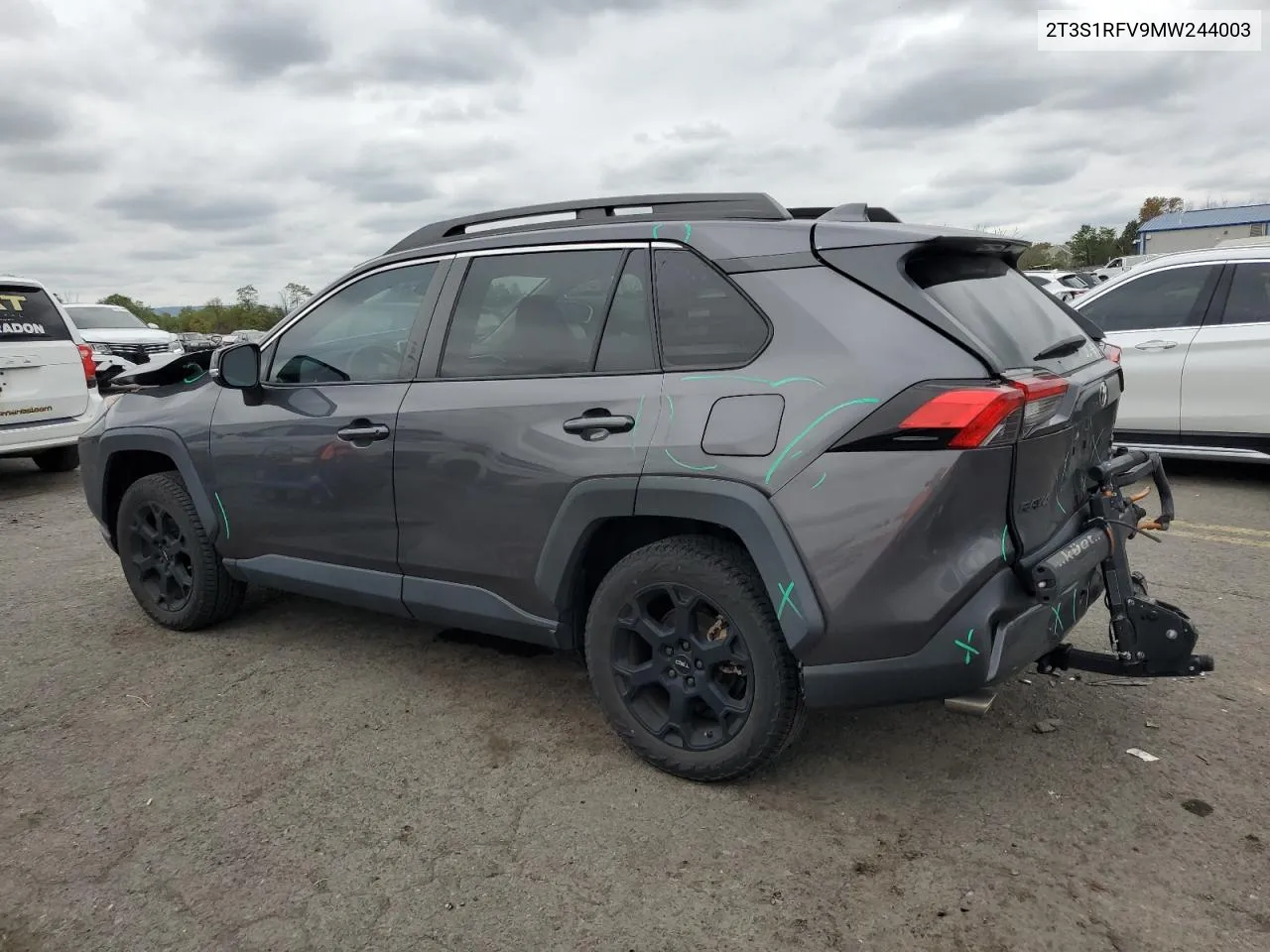 2021 Toyota Rav4 Trd Off Road VIN: 2T3S1RFV9MW244003 Lot: 74015094