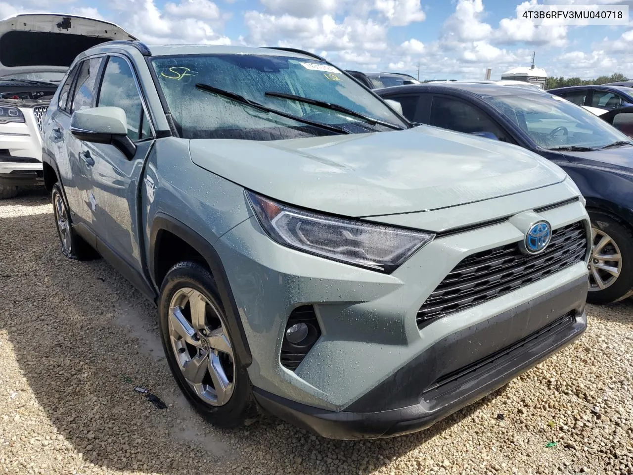 2021 Toyota Rav4 Xle Premium VIN: 4T3B6RFV3MU040718 Lot: 74016724