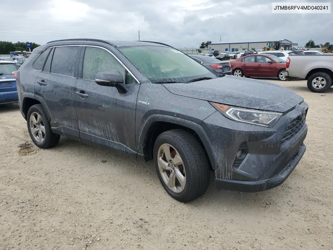 2021 Toyota Rav4 Xle Premium VIN: JTMB6RFV4MD040241 Lot: 74018574