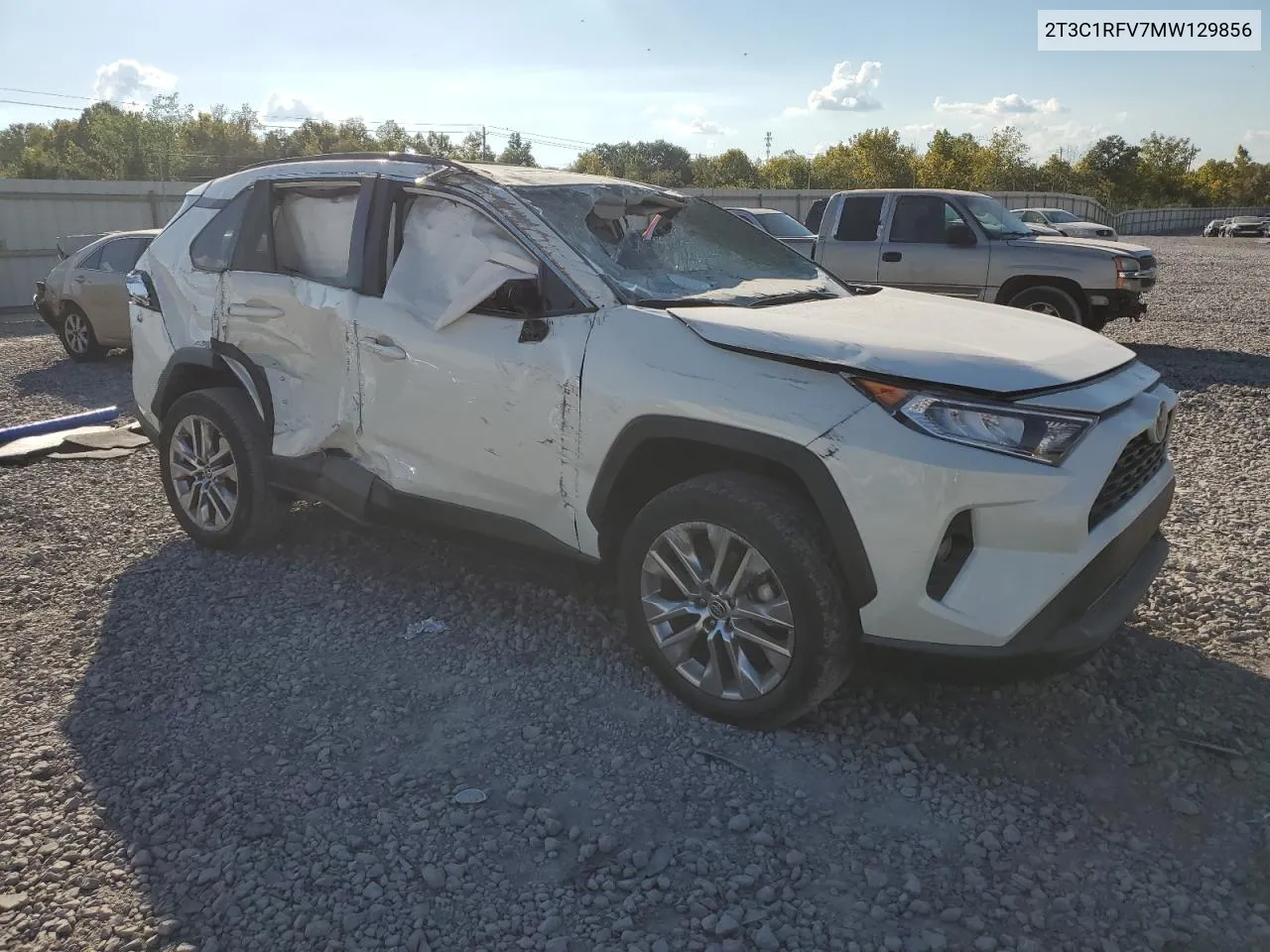 2021 Toyota Rav4 Xle Premium VIN: 2T3C1RFV7MW129856 Lot: 74052124