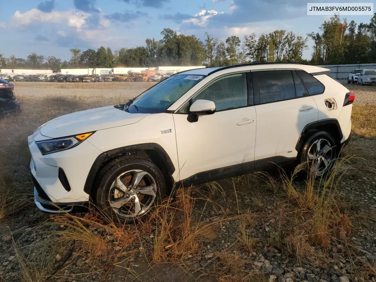 2021 Toyota Rav4 Prime Se VIN: JTMAB3FV6MD005575 Lot: 74199384