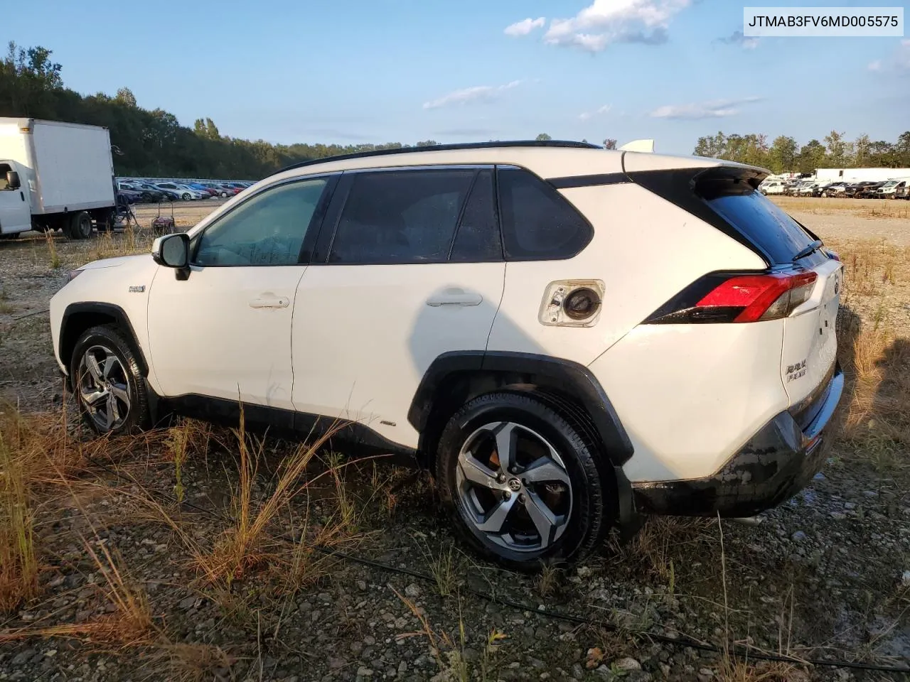 2021 Toyota Rav4 Prime Se VIN: JTMAB3FV6MD005575 Lot: 74199384